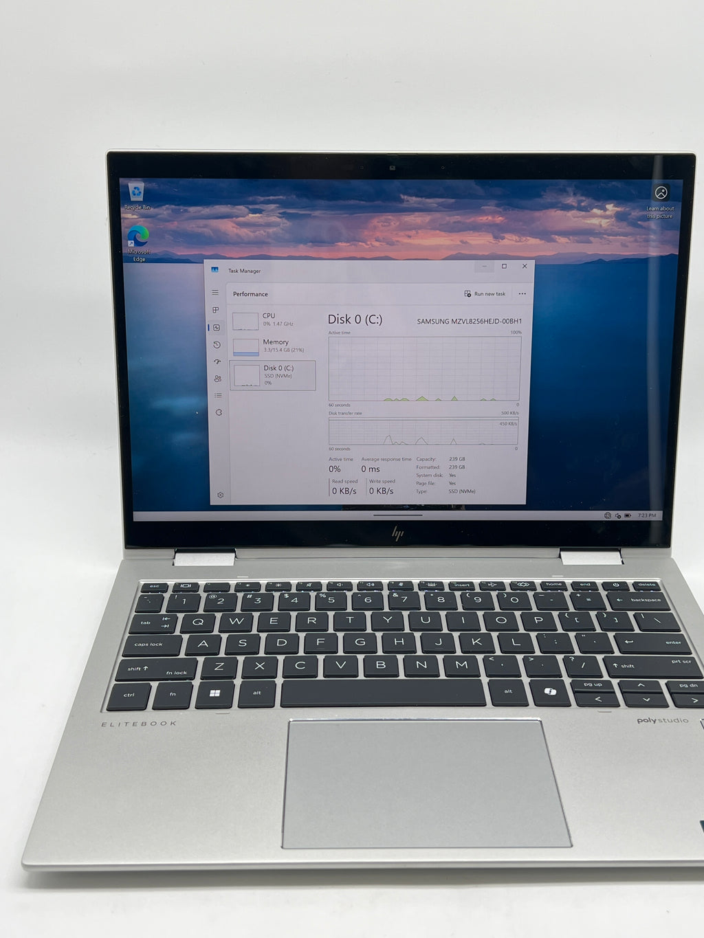 HP Elite x360 830 G11 Ultra 5 135U 16GB RAM 256GB SSD - For Parts (Read)