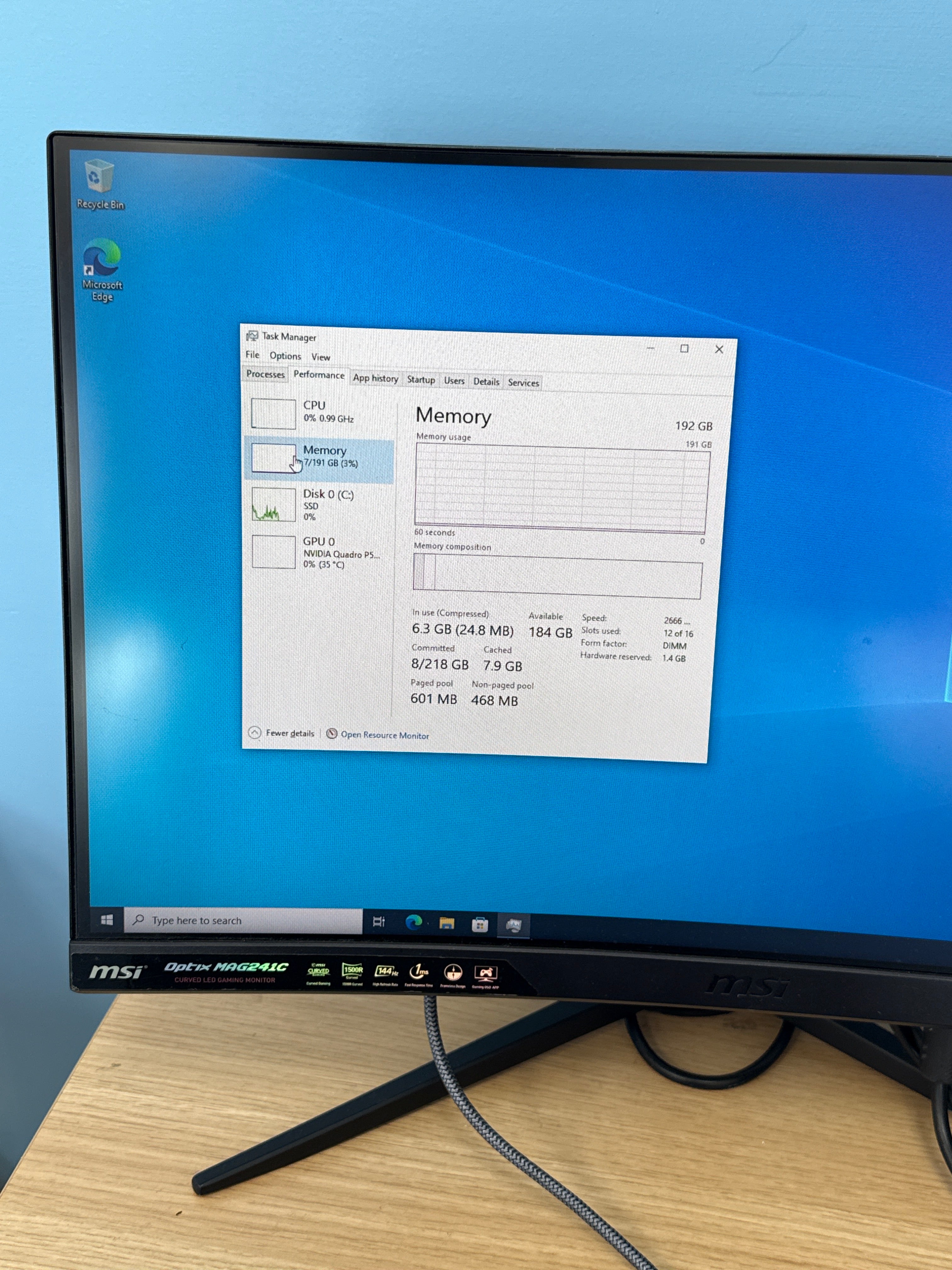Lenovo ThinkStation P920 Xeon Gold 6142 192GB RAM 512GB HDD Nvidia P5000 Tower