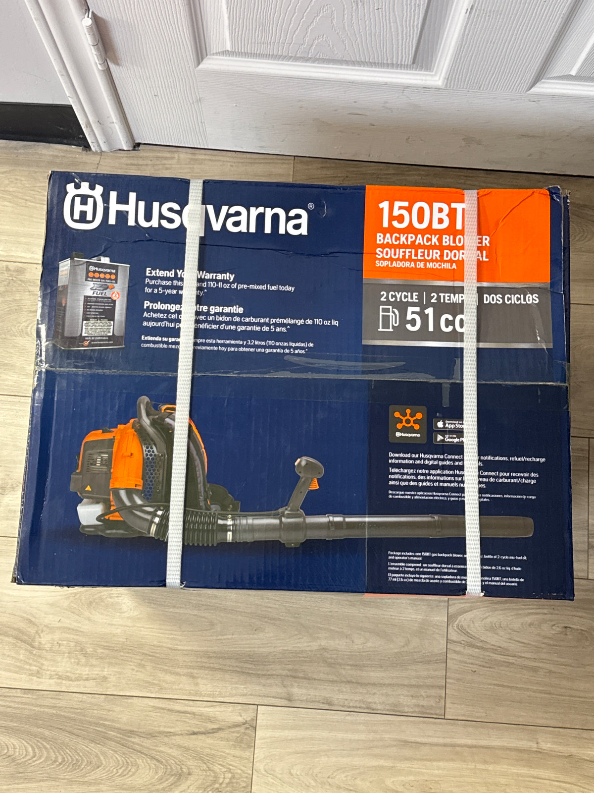 Husqvarna 150BT Backpack Leaf Blower 51.7cc Gas Powered - New