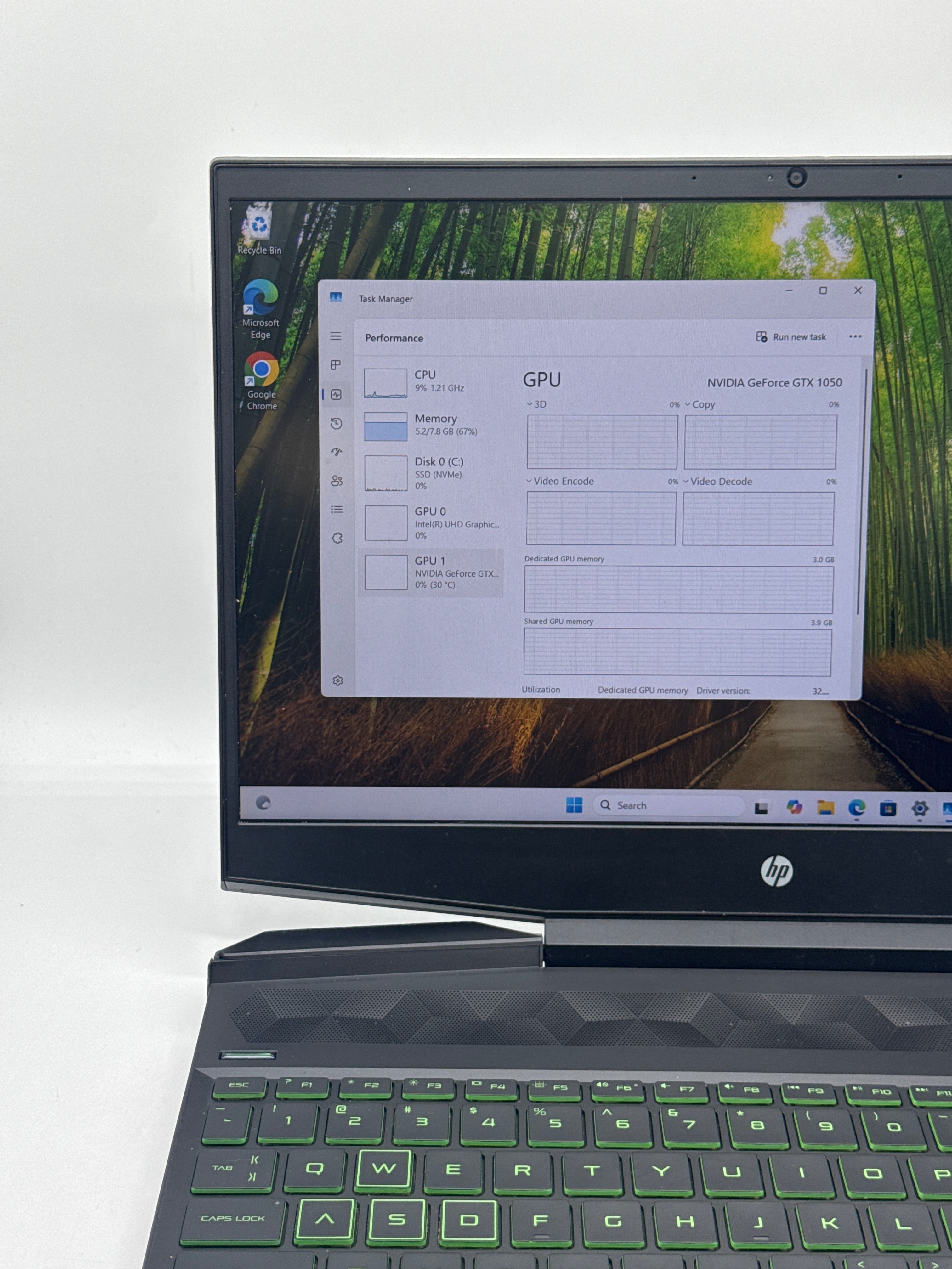 HP Pavilion 15-dk0068wm i5-9300H 8GB RAM 256GB SSD GTX 1050 - For Parts (Read DESC)