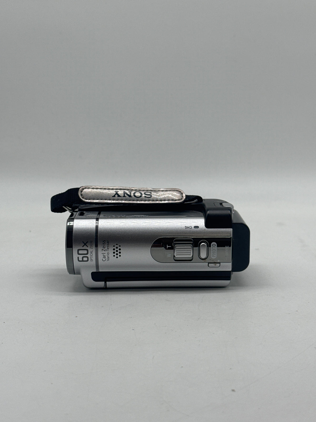 Sony Handycam DCR-SX44 Flash Memory 60x Optical Zoom Silver Camcorder - Used
