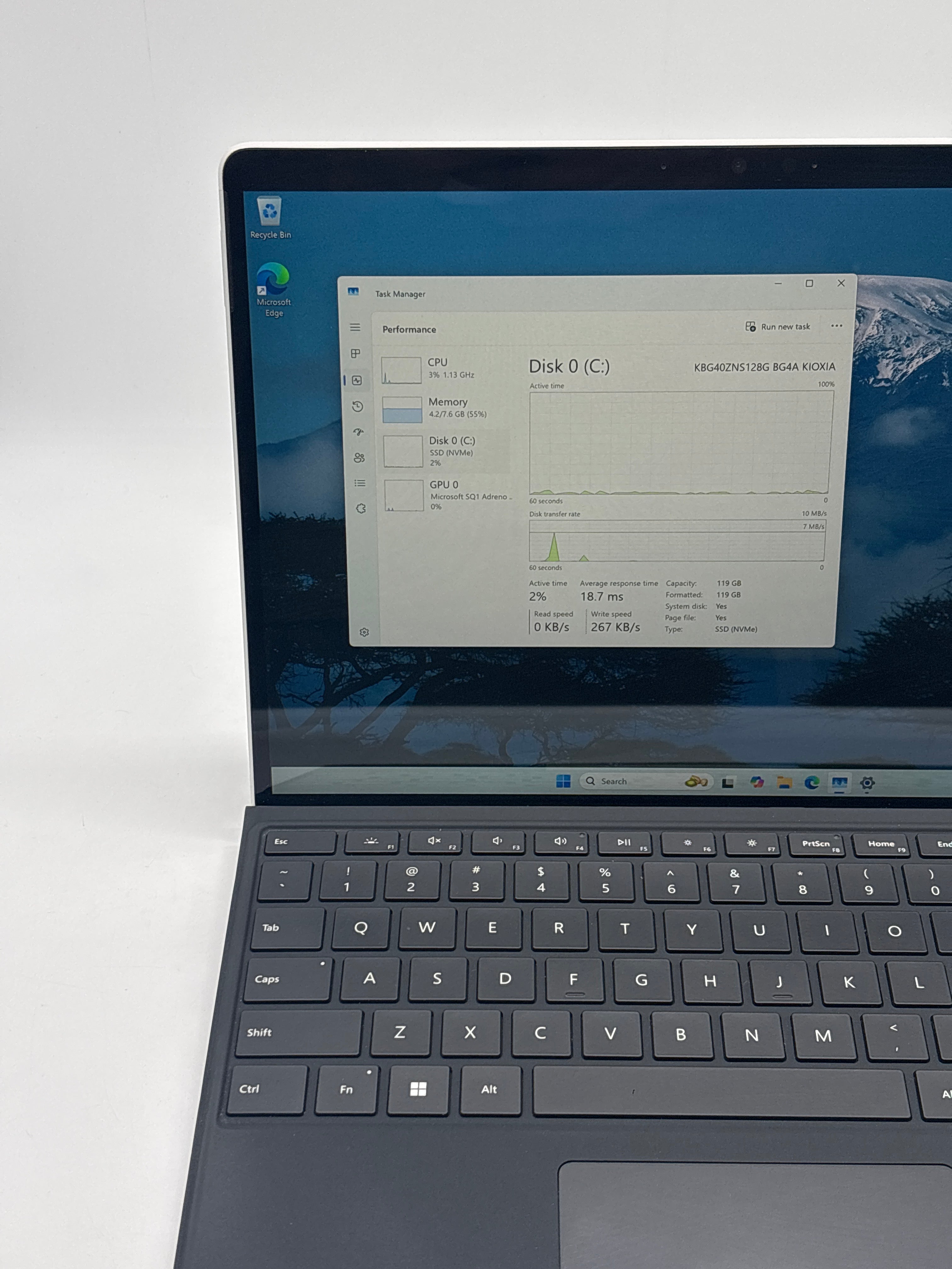 Microsoft Surface Pro X 2010 SQ1 8GB RAM 128GB SSD