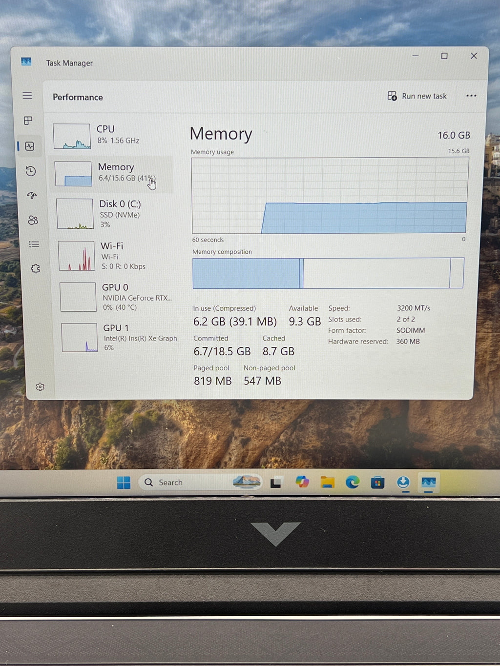 HP Victus 15-FA1062NR i7-13700H 16GB RAM 1TB SSD RTX 3060 - Used