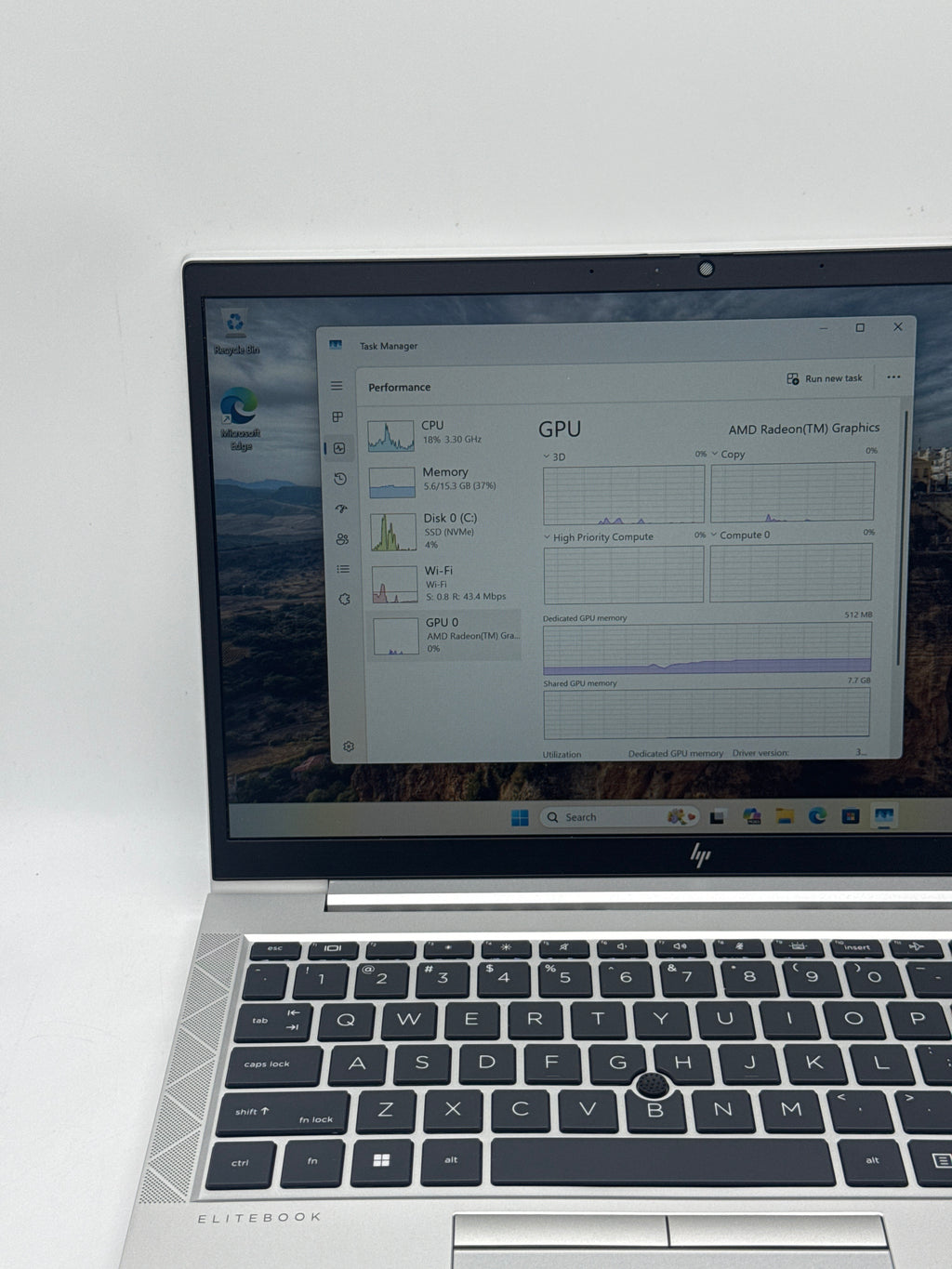 HP EliteBook 845 G8 Ryzen 5 Pro 5650U 16GB RAM 256GB SSD
