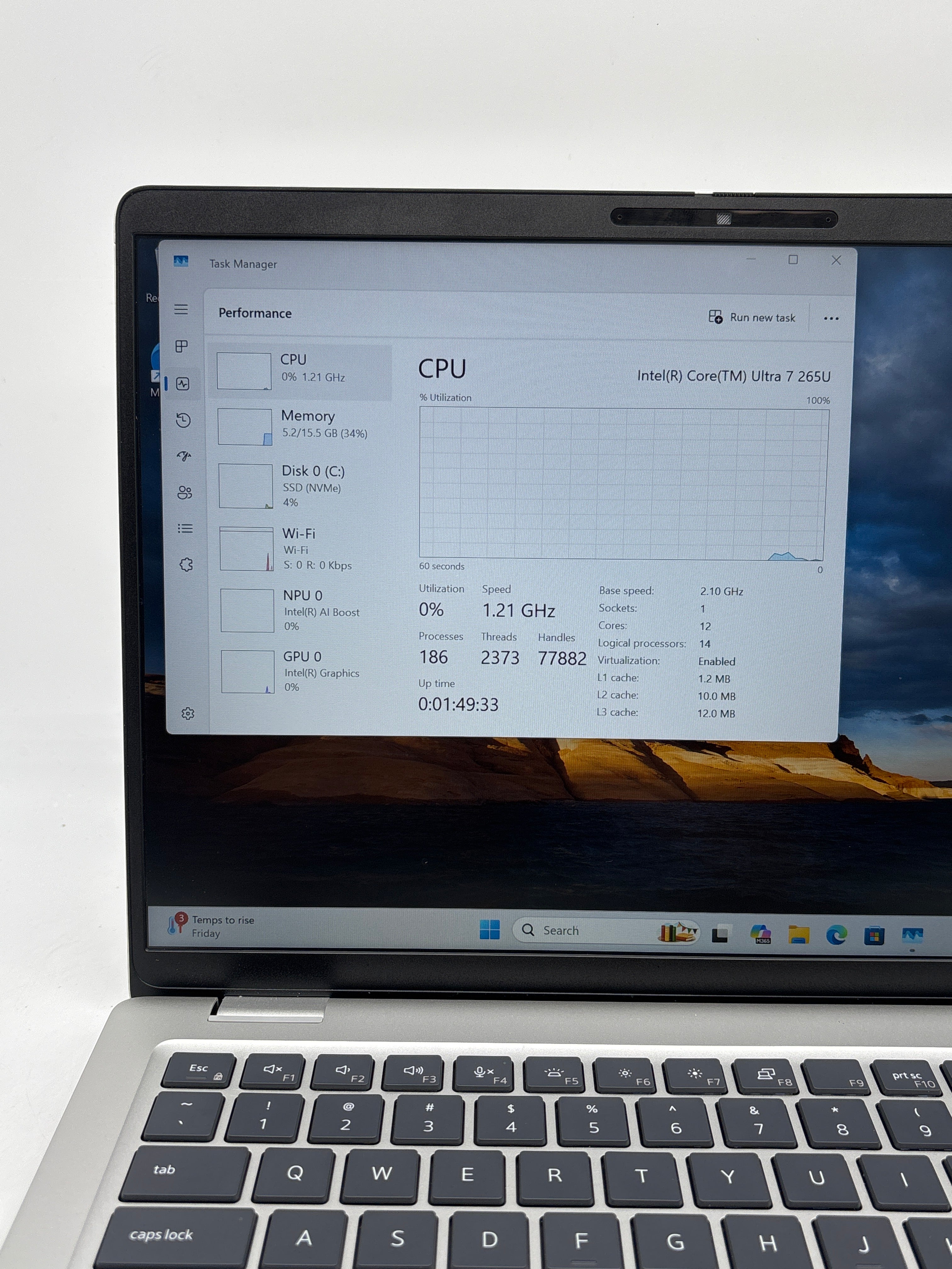 Dell Pro 14 Plus Ultra 7 265U 16GB RAM 512GB SSD Silver - Used