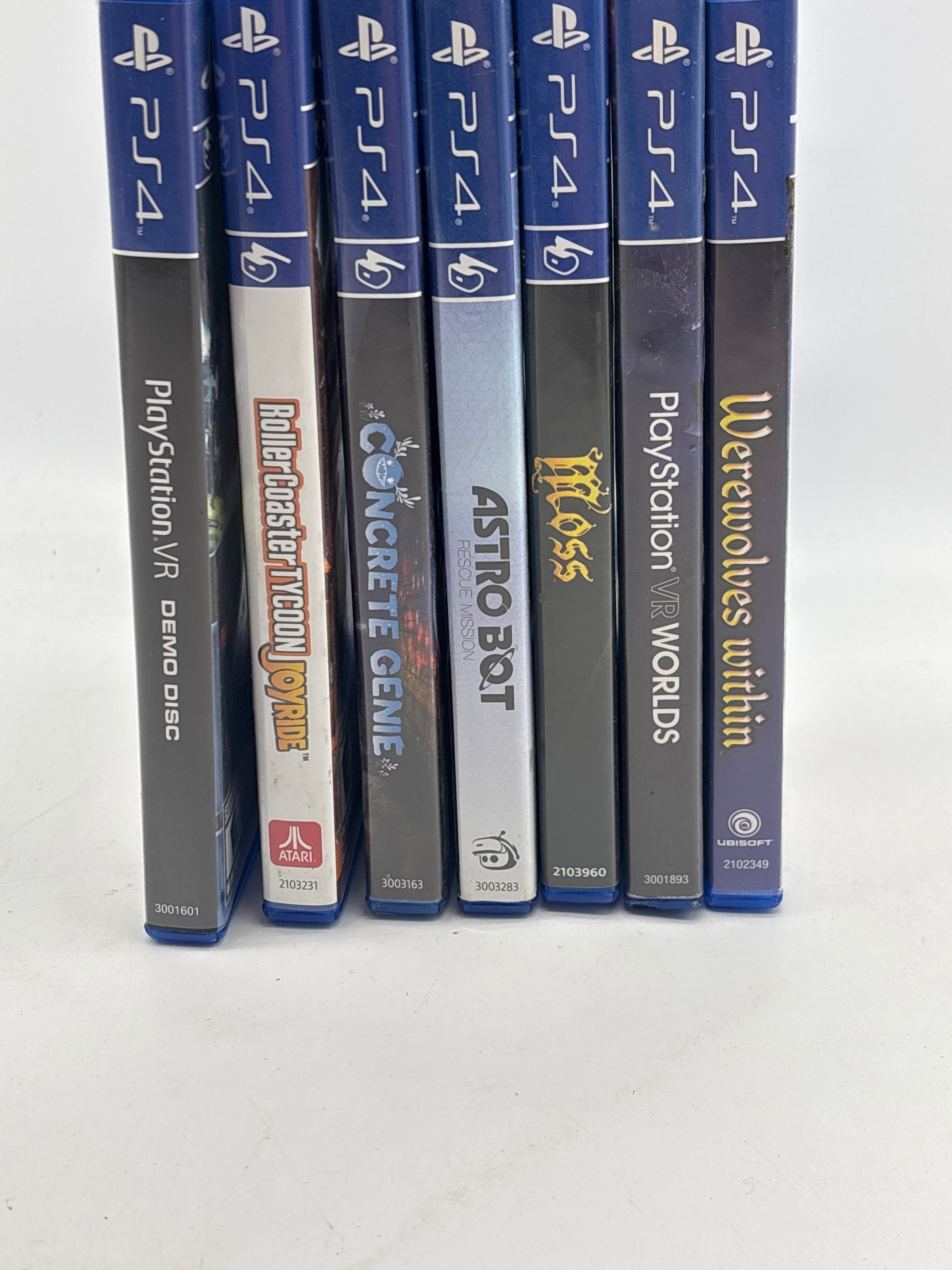 Playstation 4 Lot of 7 Games VR Mode - Used