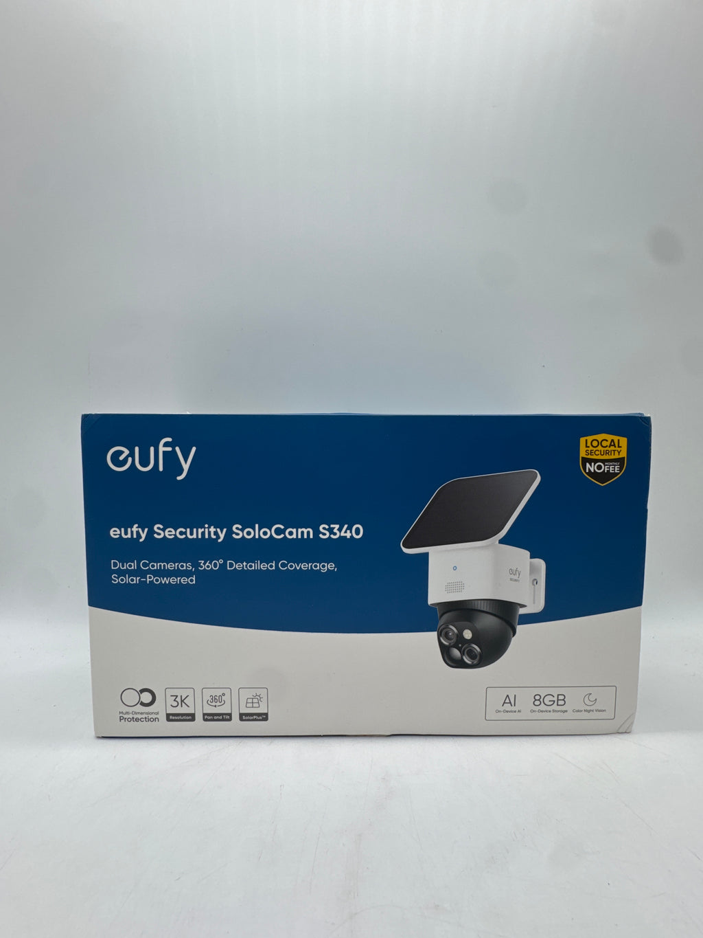 Eufy Solocam s340 Smart Surveillance Camera - New Open Box
