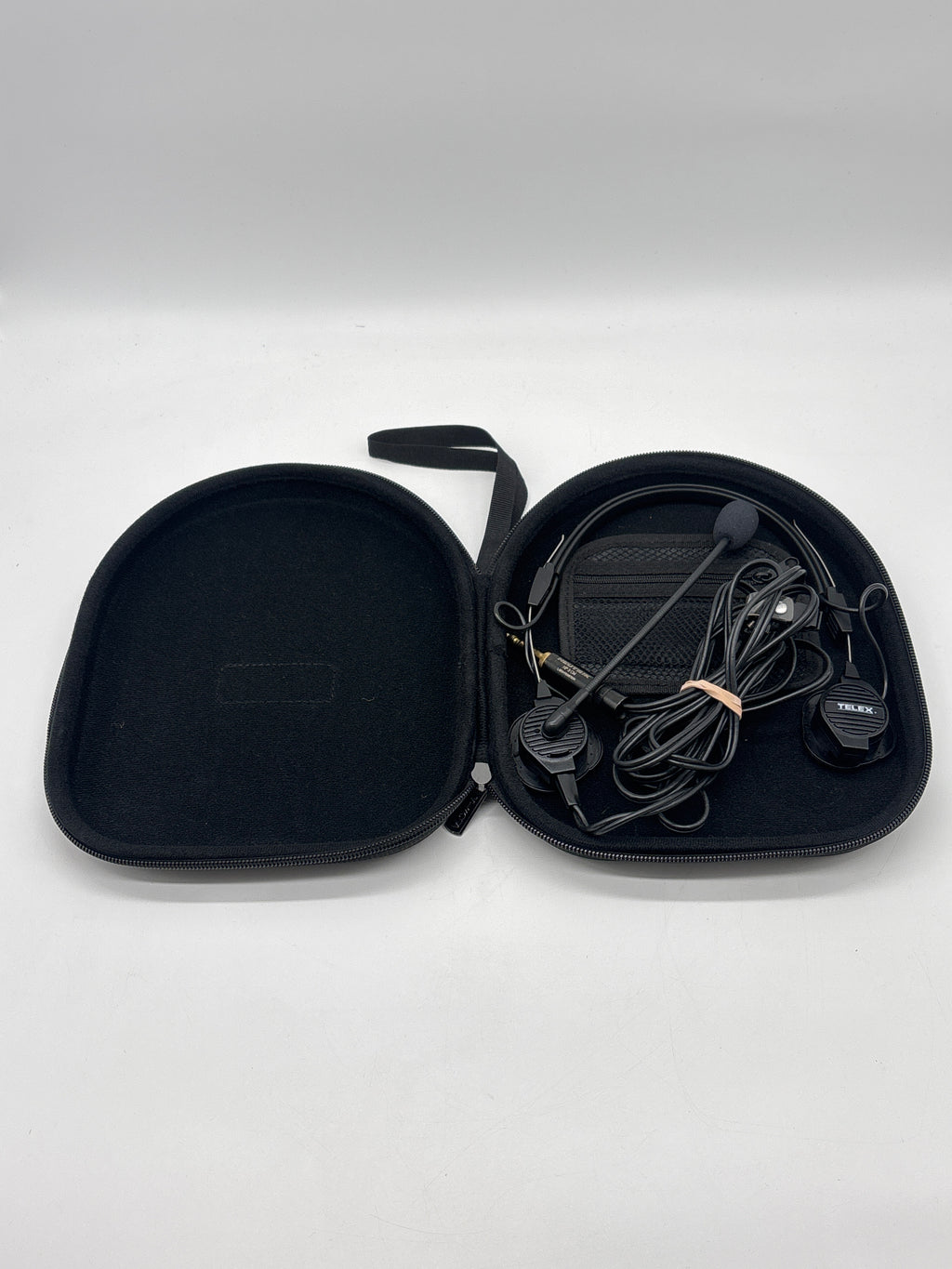 Telex Airman 750 Black Aviation Headset Without Ear Cushions Used