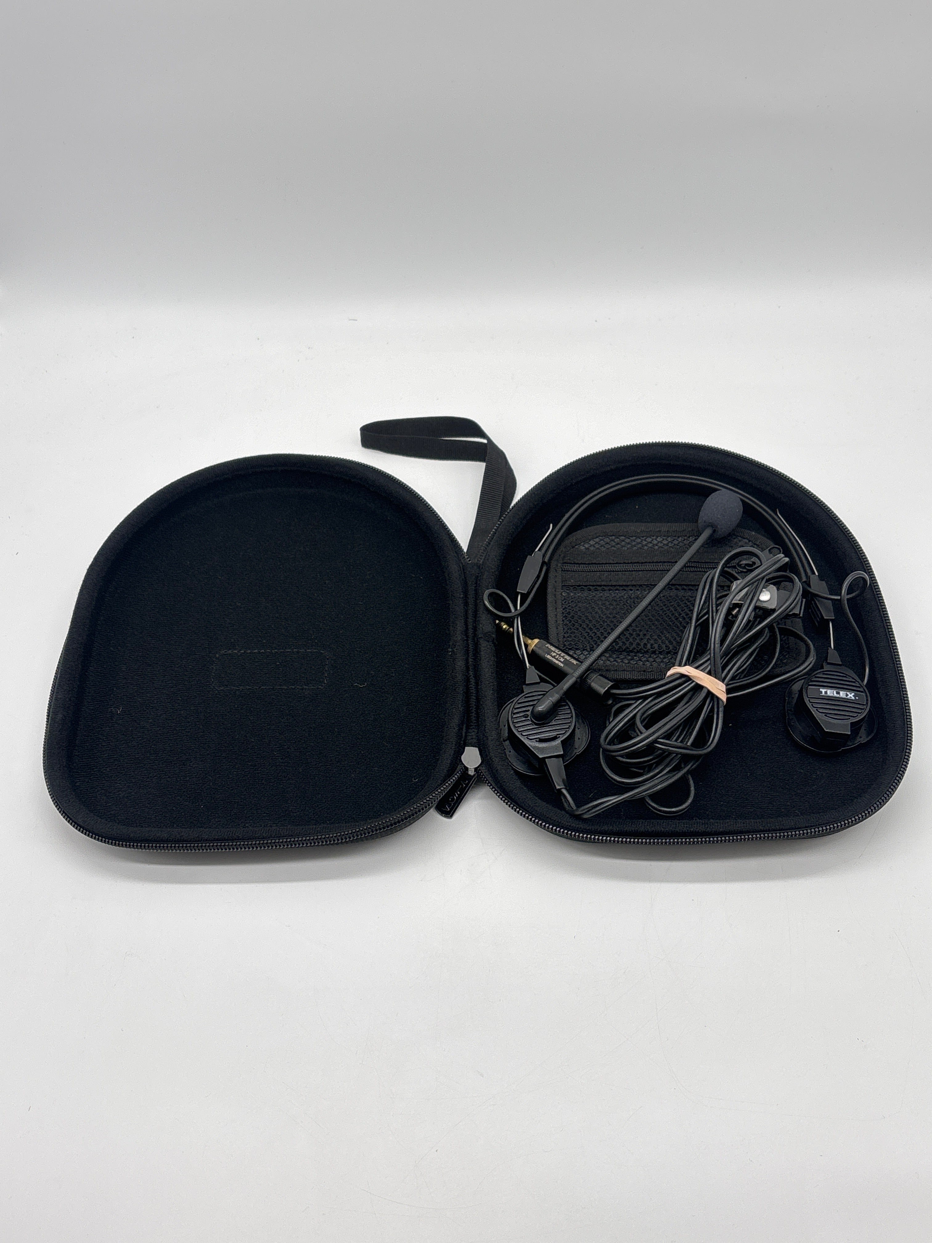 Telex Airman 750 Black Aviation Headset Without Ear Cushions Used