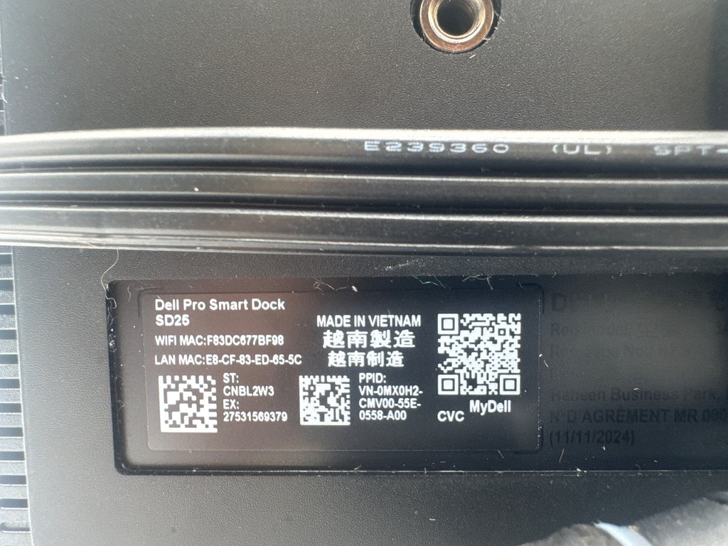 Dell SD25 Pro Smart Docking Station - Used
