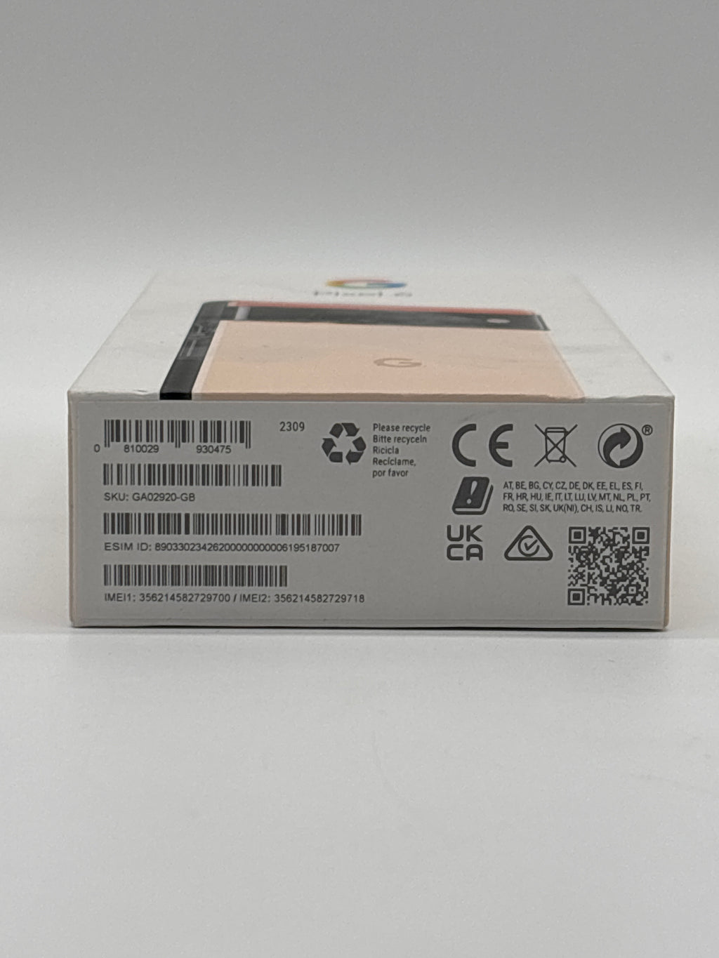 Google Pixel 6 6.4 in Octa Core 128 GB 8 GB RAM Unlocked Kinda Coral Used with Box