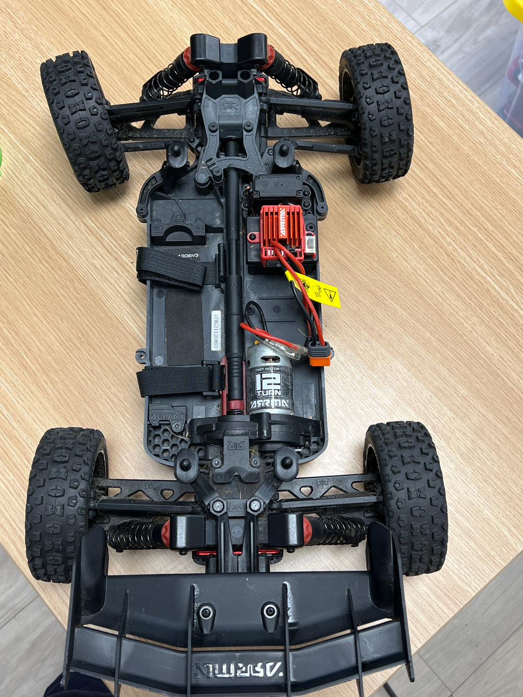 ARRMA Typhon Mega 665 RC Electric Buggy Green - Used