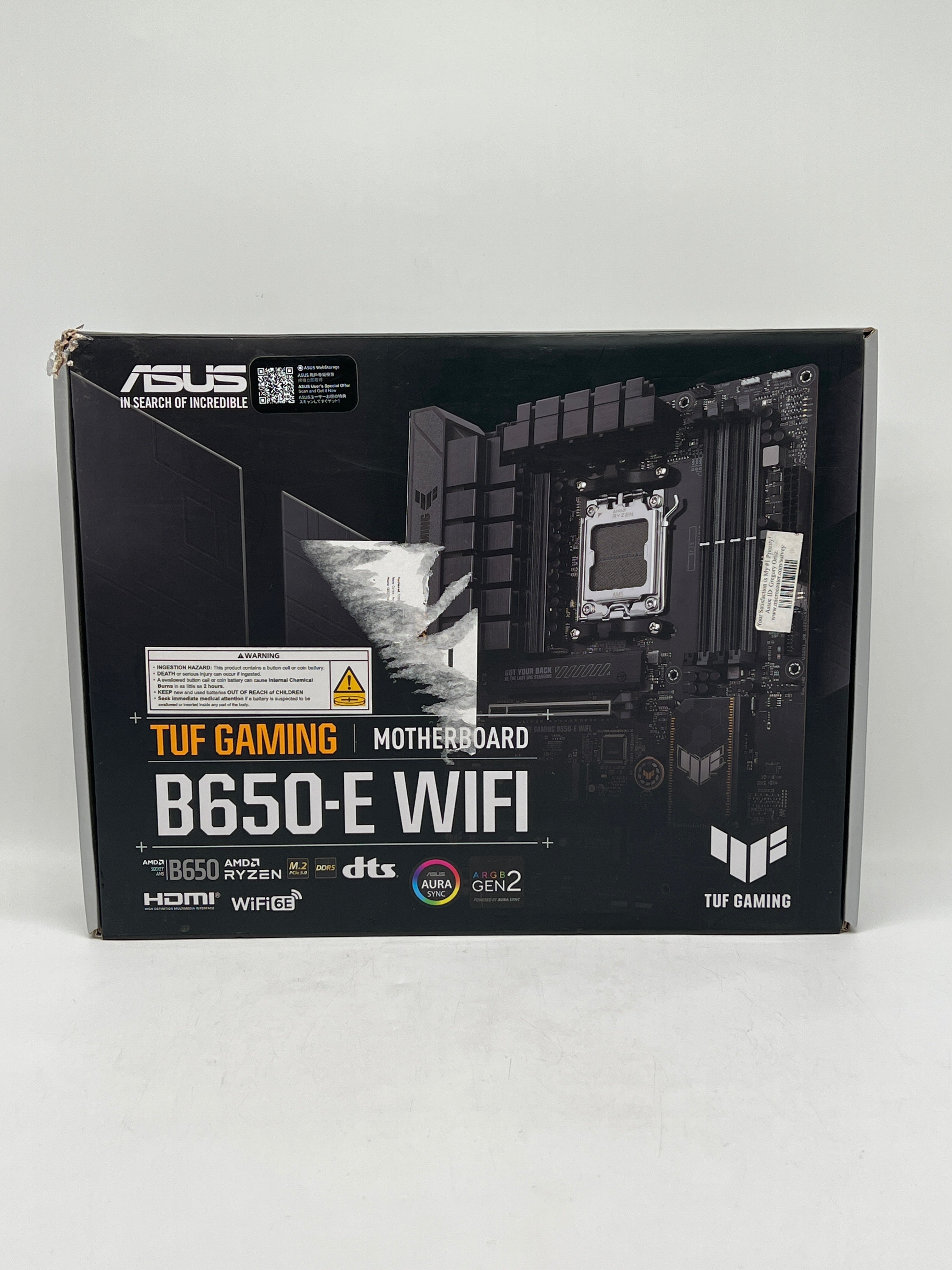 ASUS B650-E WIFITUF GAMING Motherboard AMD Socket AM5 - Used