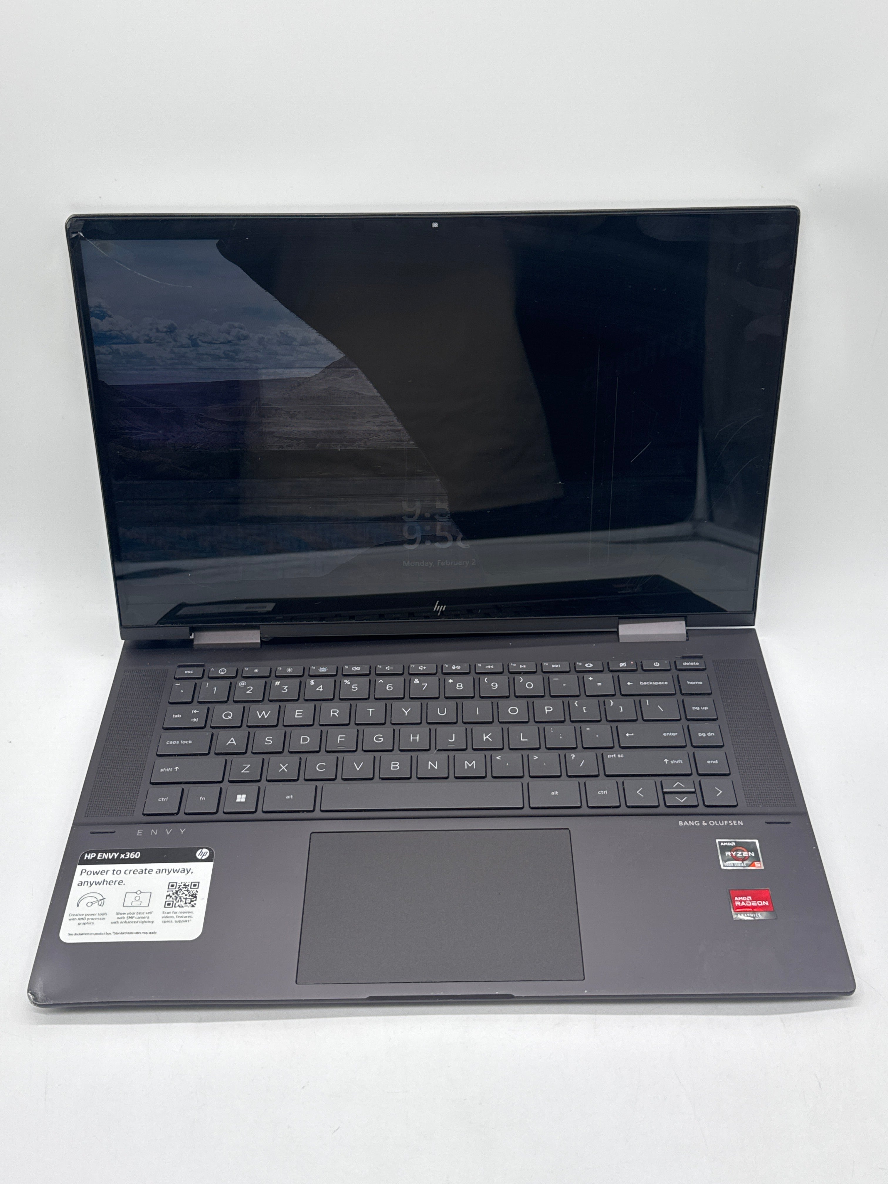 HP Envy x360 15-ey0013dx Ryzen 5 5625U 8GB RAM 256GB SSD - For Parts (Read DESC)