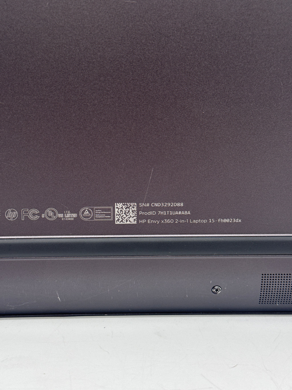 HP Envy x360 15-fh0023dx Ryzen 7 7730U 16GB RAM 512GB SSD - For Parts (No Power)