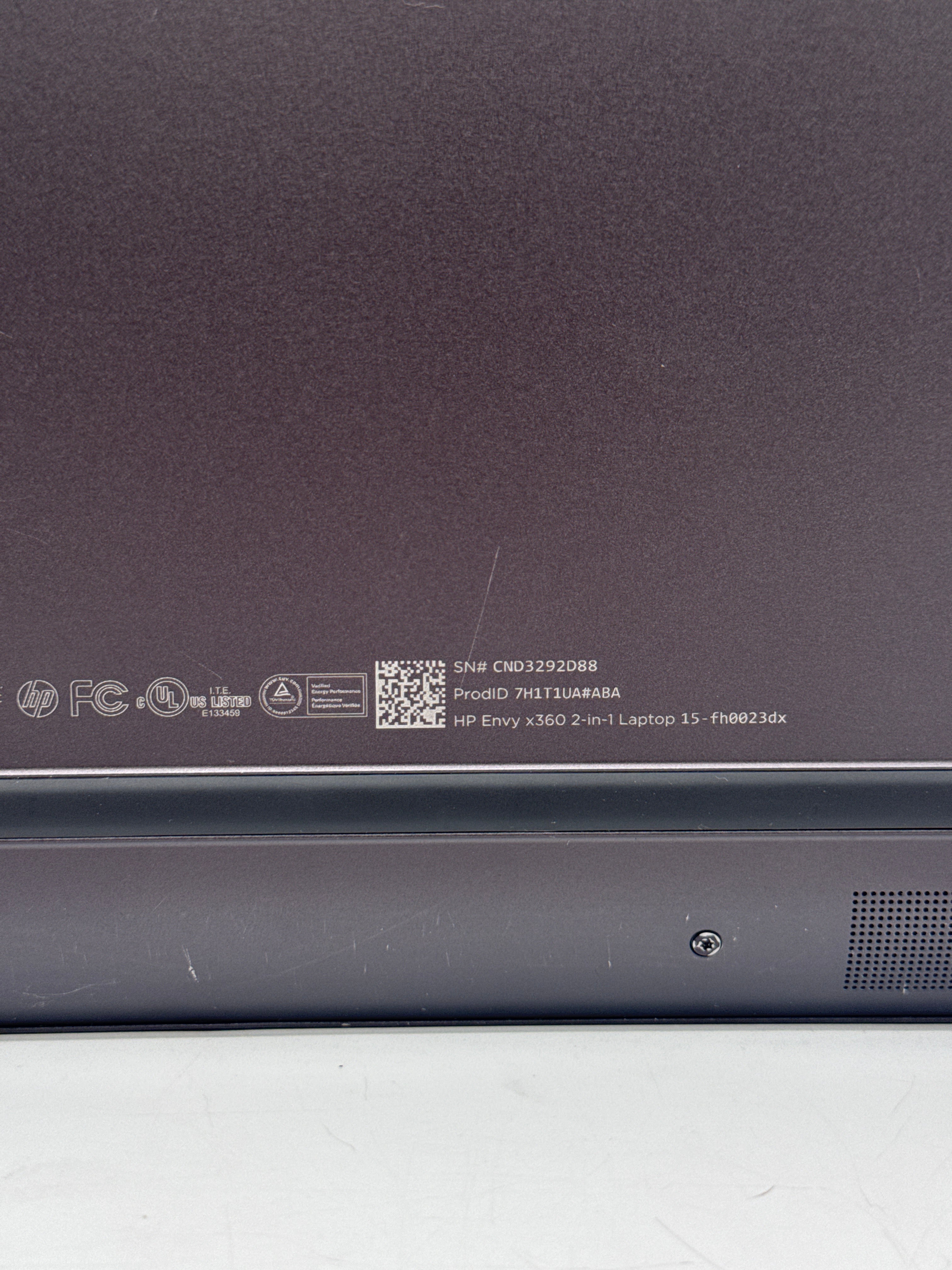 HP Envy x360 15-fh0023dx Ryzen 7 7730U 16GB RAM 512GB SSD - For Parts (No Power)