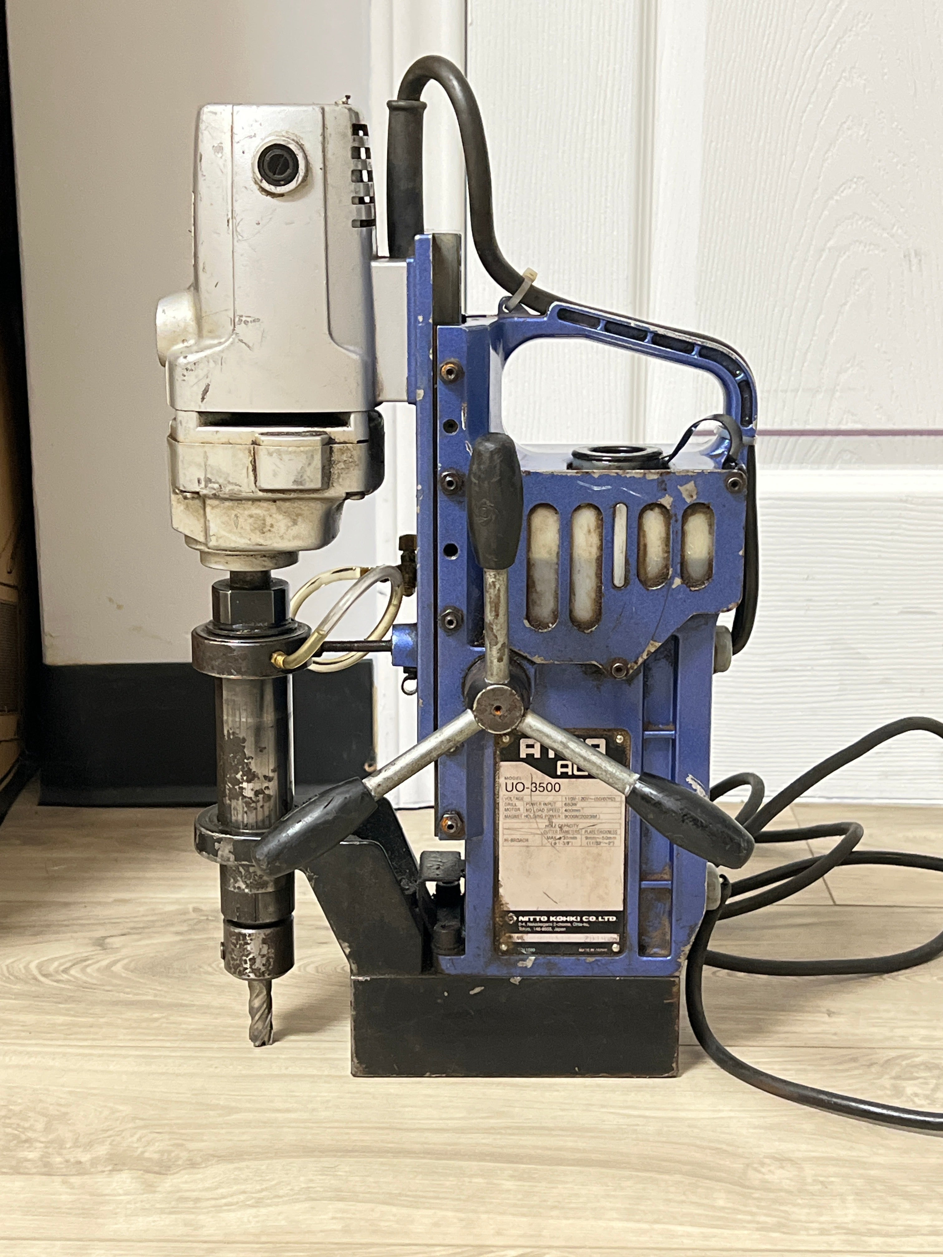 Nitto Kohki Atra Ace UO-3500 Magnetic Drill - Used
