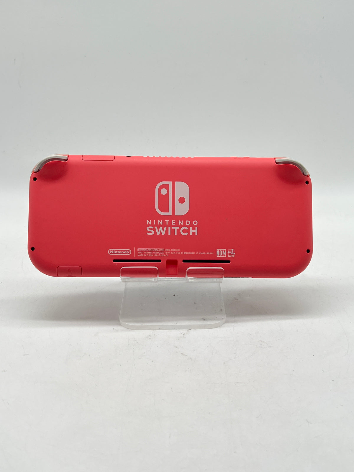 Nintendo Switch Lite 32GB Coral Pink Console w/ 64GB SD Card and 1 Game