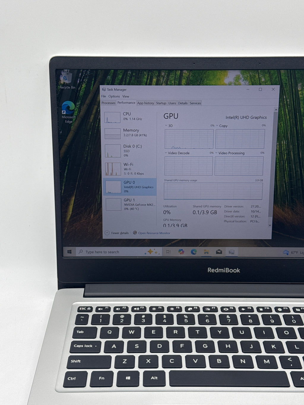 Xiaomi RedmiBook 14 i5-10210U 8GB RAM 512GB SSD GeForce MX250