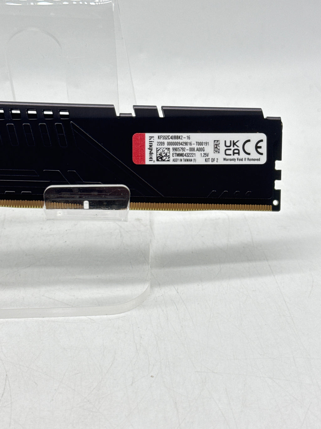 Kingston FURY Beast KF552C40BBK2-16 16GB 2x8GB DDR5 5200MT CL40 - Open Box