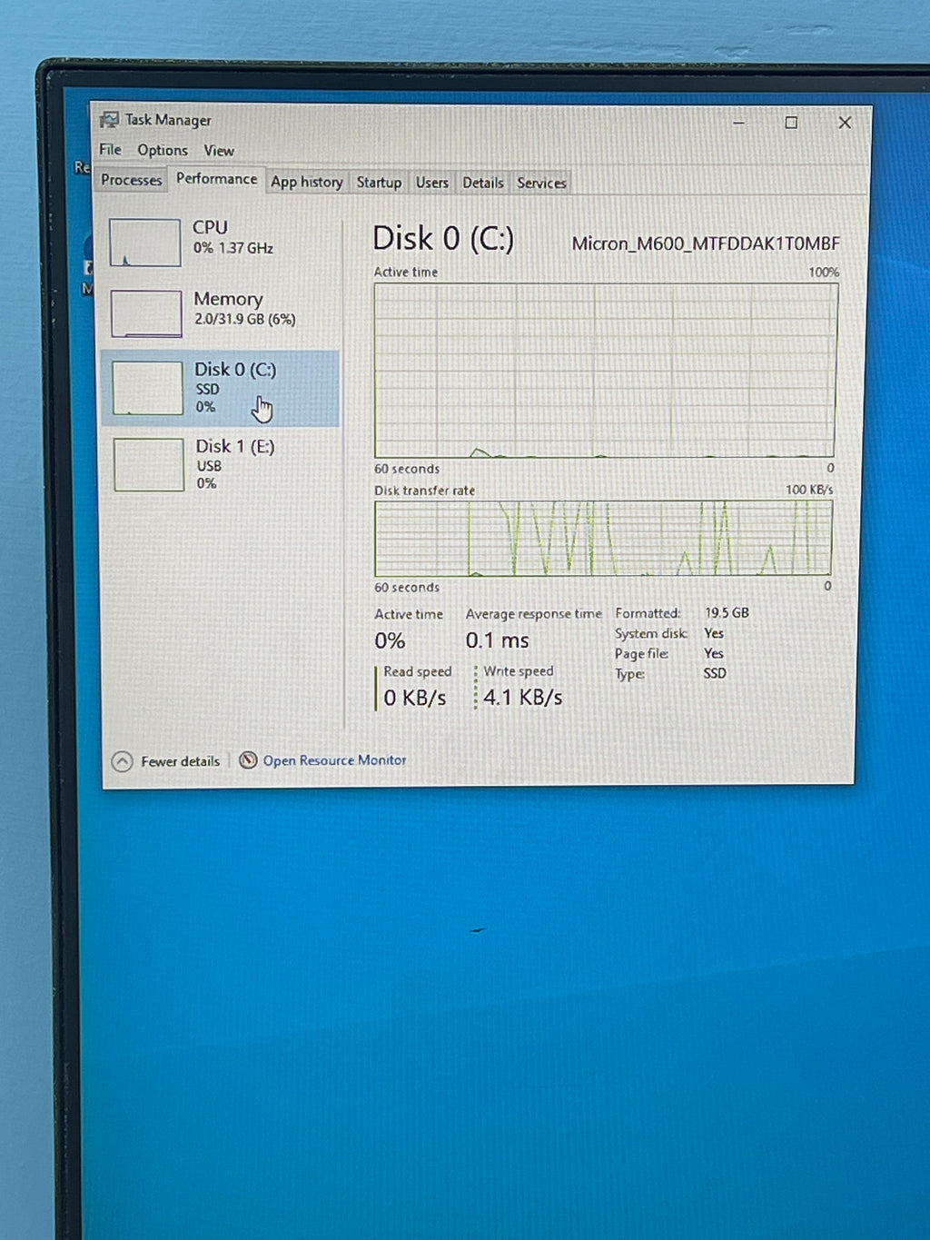 Lenovo M800 ThinkCentre i7-6700 32GB RAM 1TB SSD - Used