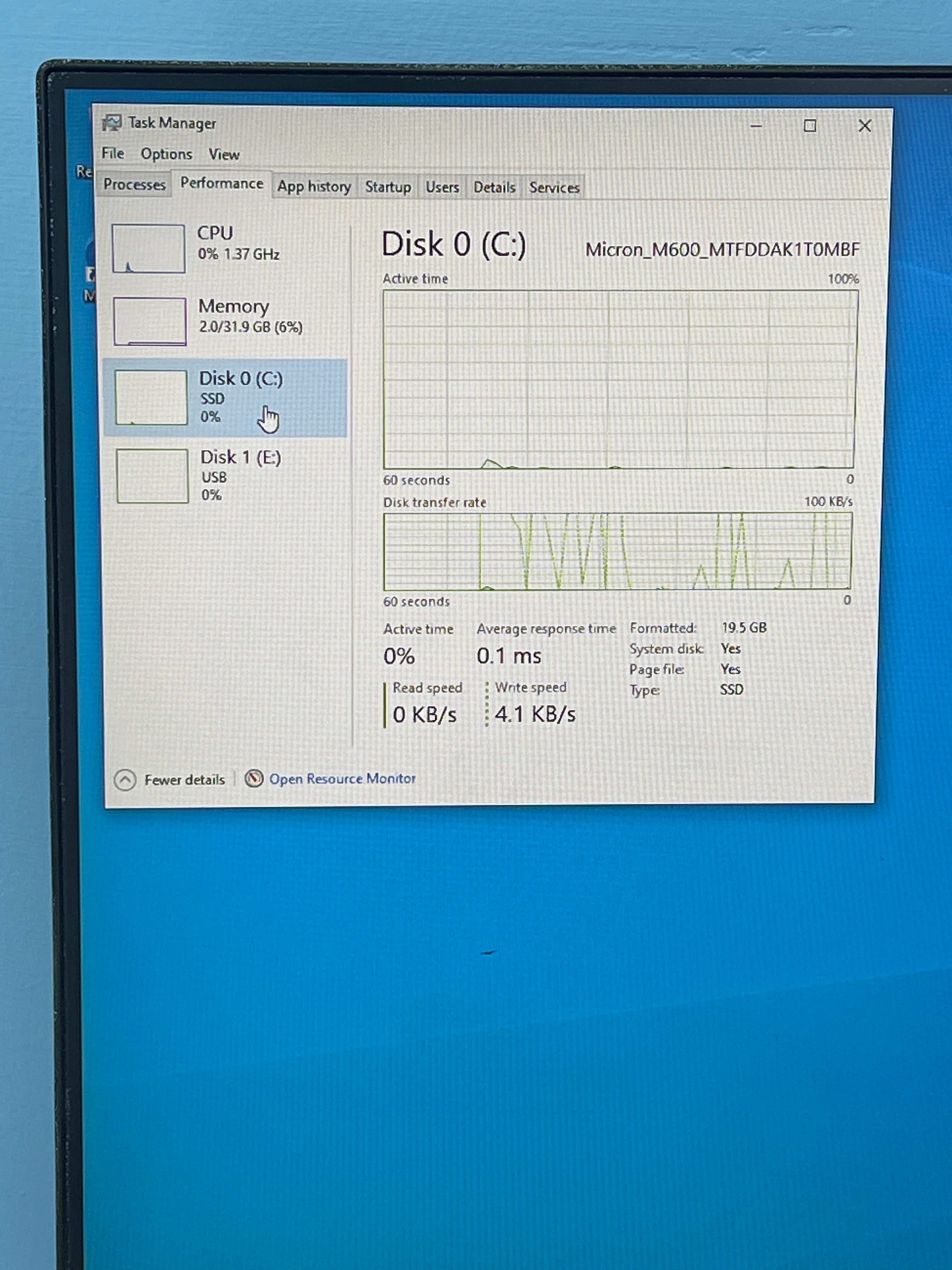 Lenovo M800 ThinkCentre i7-6700 32GB RAM 1TB SSD - Used