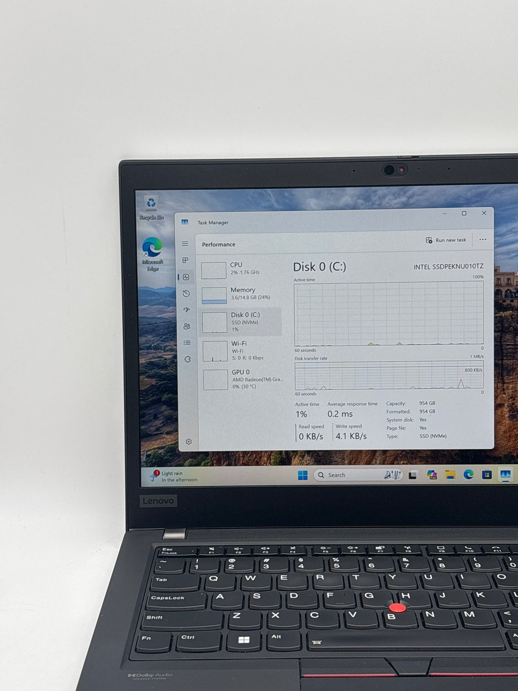 Lenovo ThinkPad T14 Gen 2 AMD Ryzen 5 PRO 5650U 16GB RAM 1TB SSD