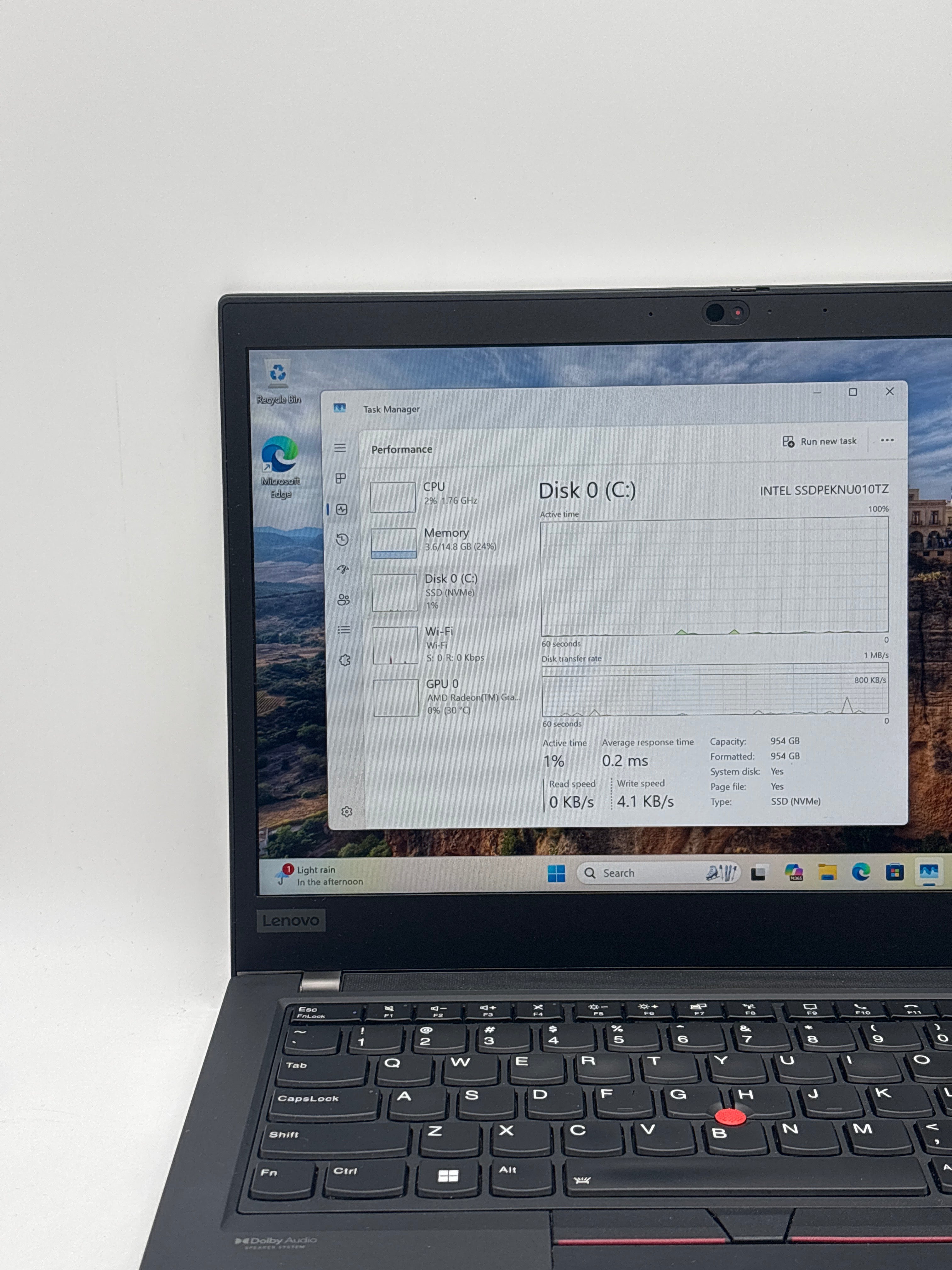 Lenovo ThinkPad T14 Gen 2 AMD Ryzen 5 PRO 5650U 16GB RAM 1TB SSD