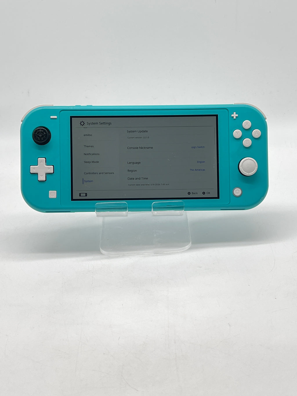 Nintendo Switch Lite HDH-001 Blue 32GB Handheld System - Used
