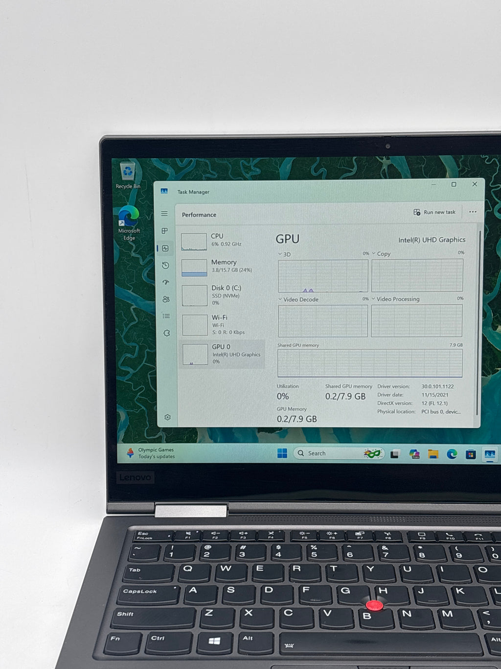 Lenovo ThinkPad X1 Yoga Gen 5 i5-10210U 16GB RAM 512GB SSD
