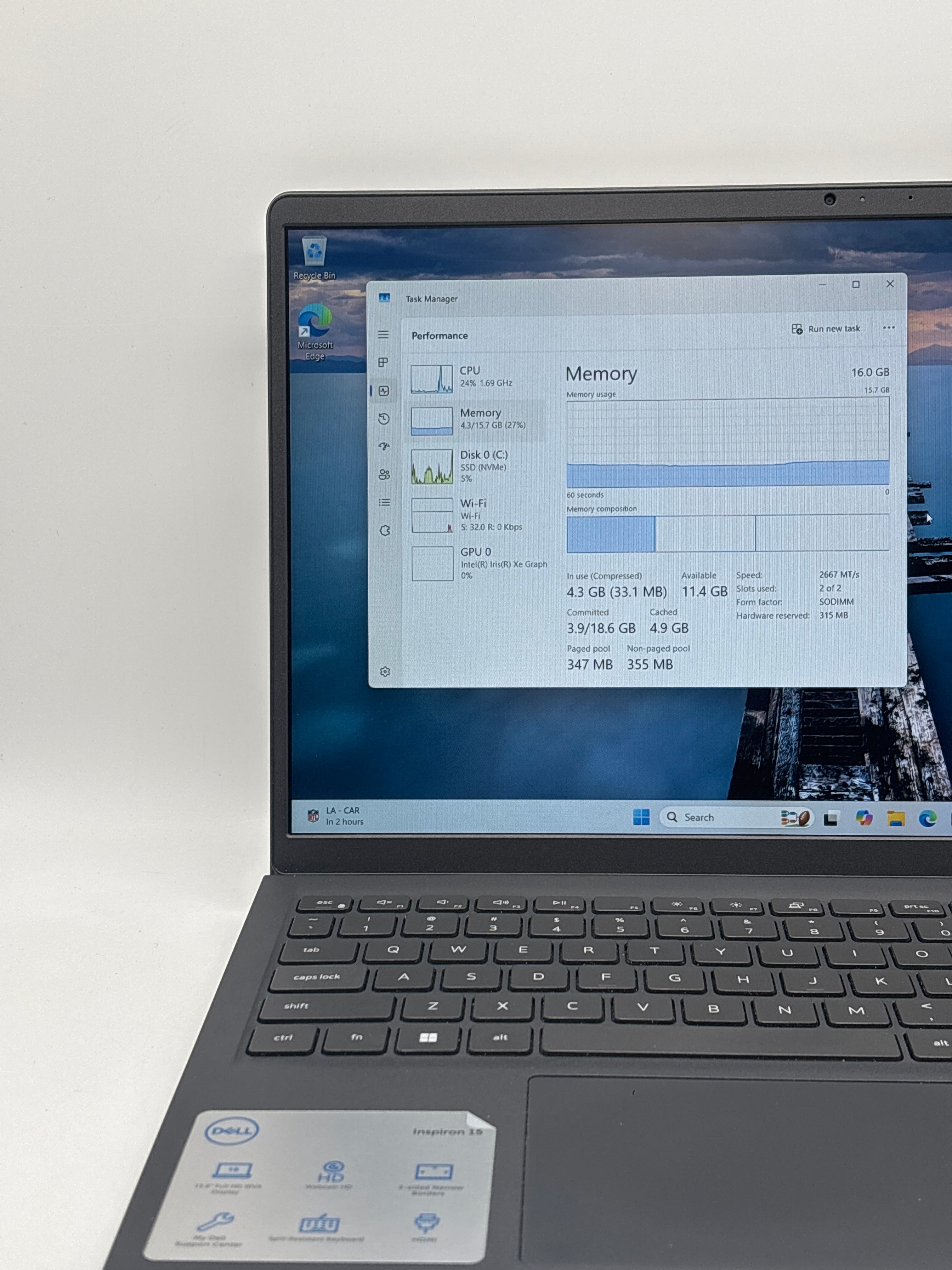 Dell Inspiron 15 3520 i7-1255U 16GB RAM 1TB