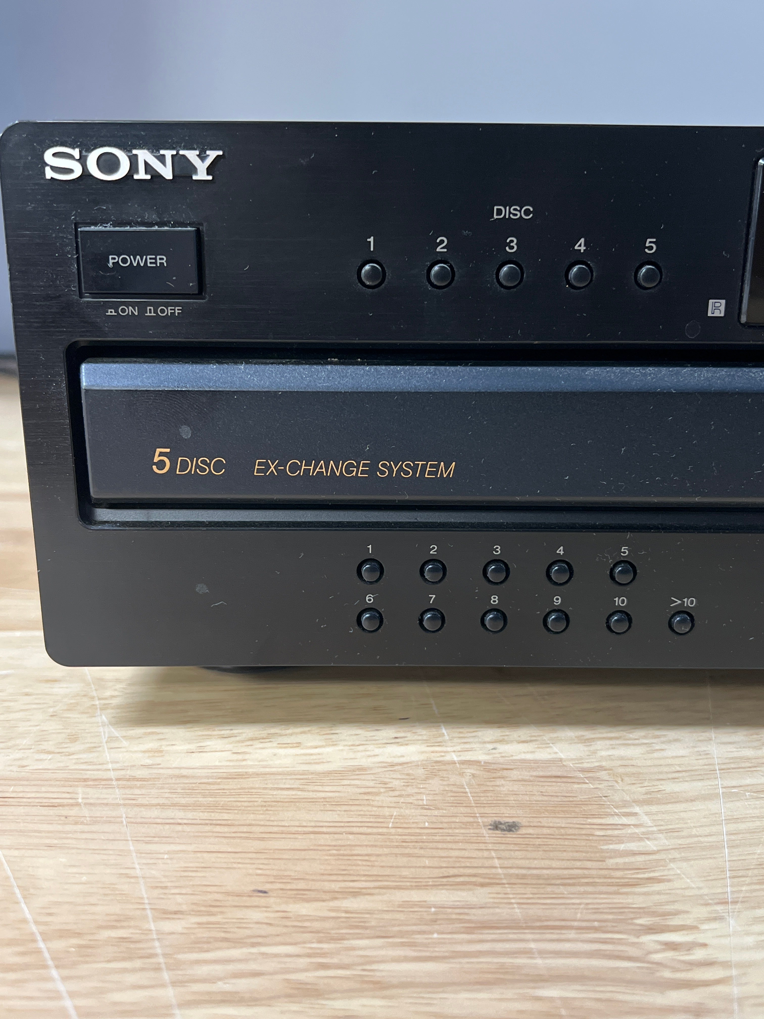 Sony CDP-CA7ES ES Series 5 Disc CD Changer Black Used