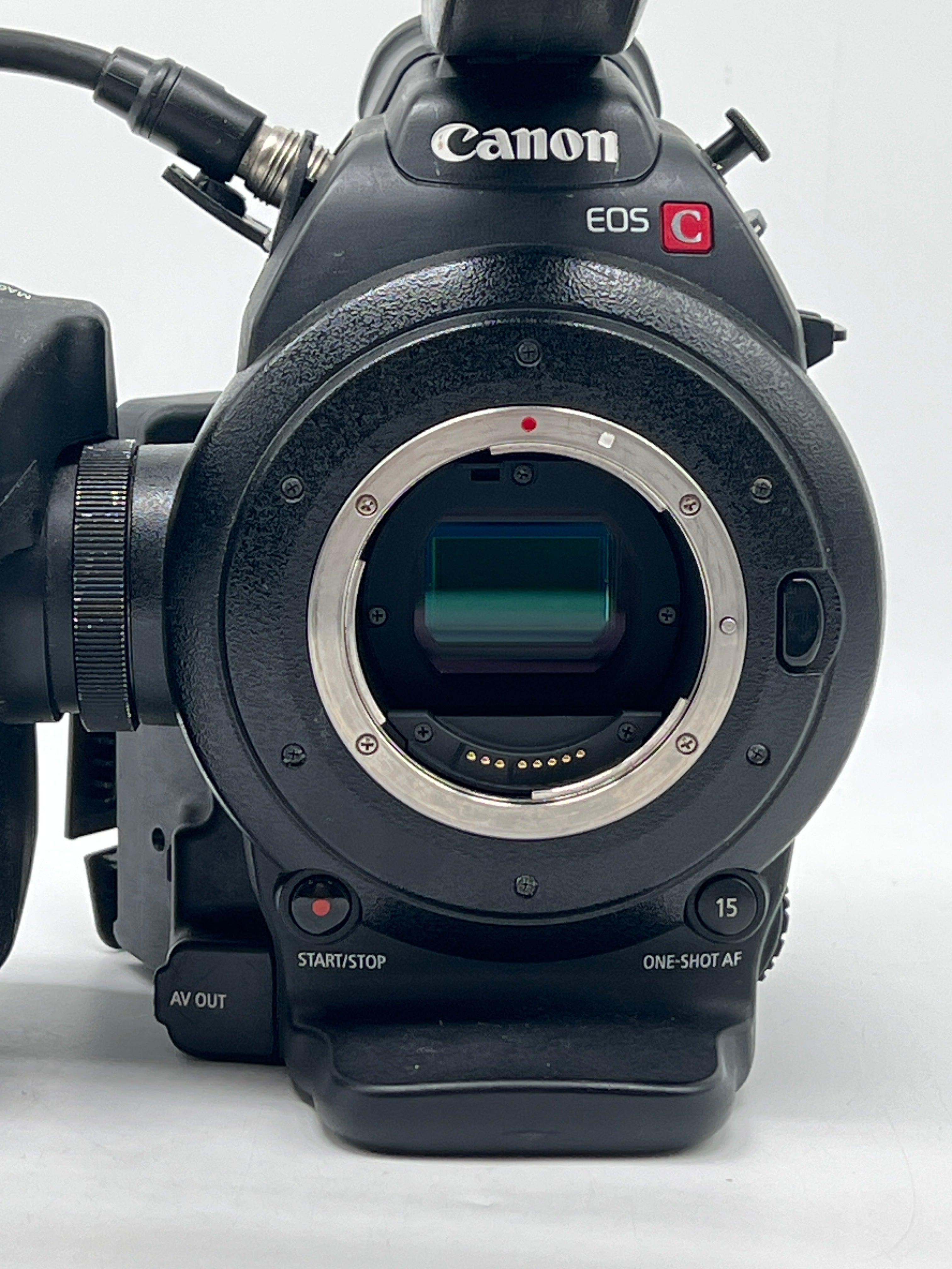 Canon EOS C100 Cinema Camcorder Camera  w/ top and side handle - Used