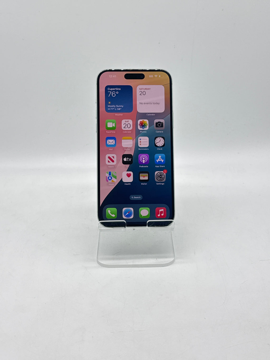 Apple iPhone 15 Plus 128GB Factory Unlocked Green - Cracked Back