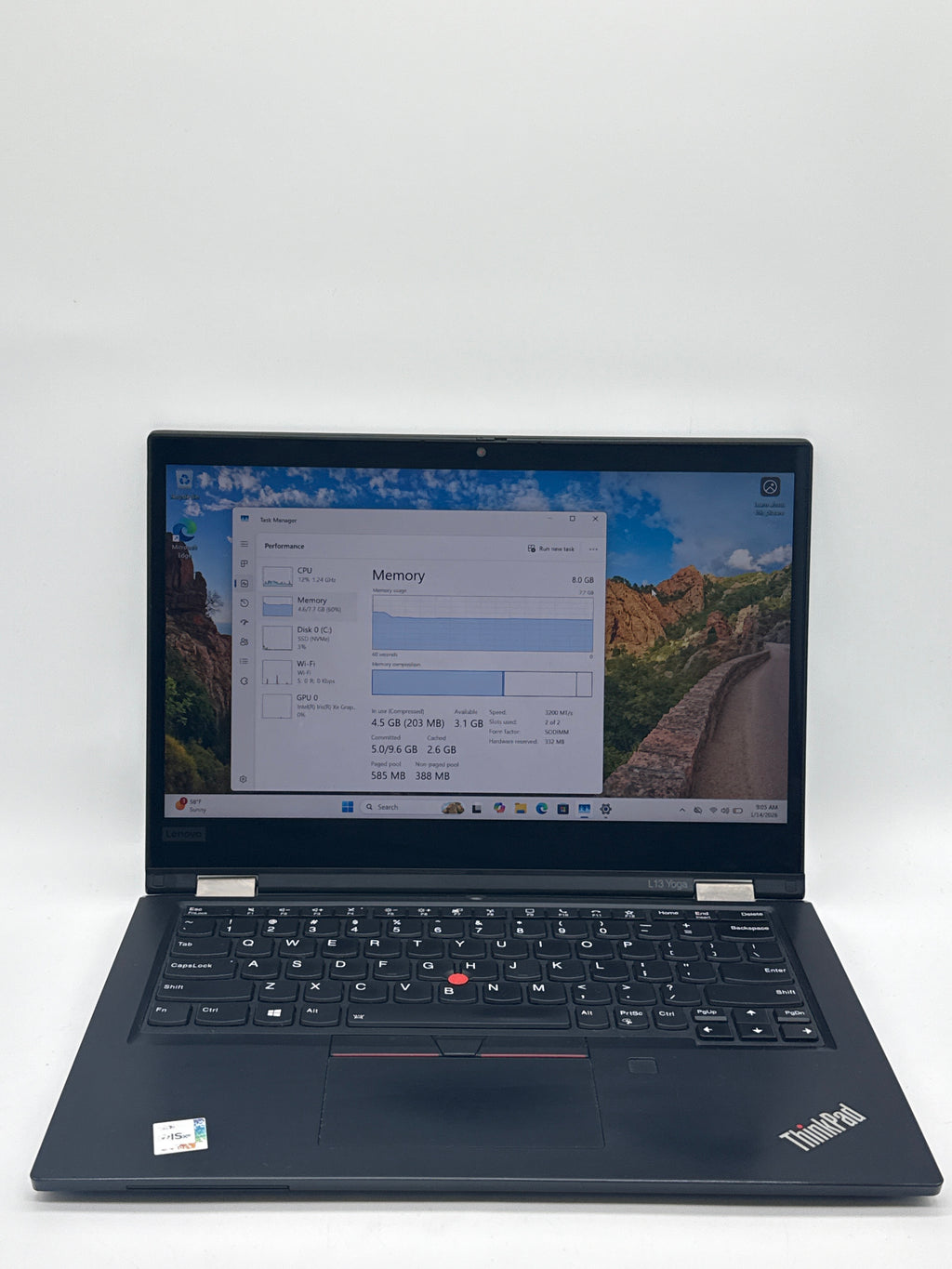 Lenovo ThinkPad L13 Yoga Gen 2  i5-1135G7 8GB RAM 256GB SSD