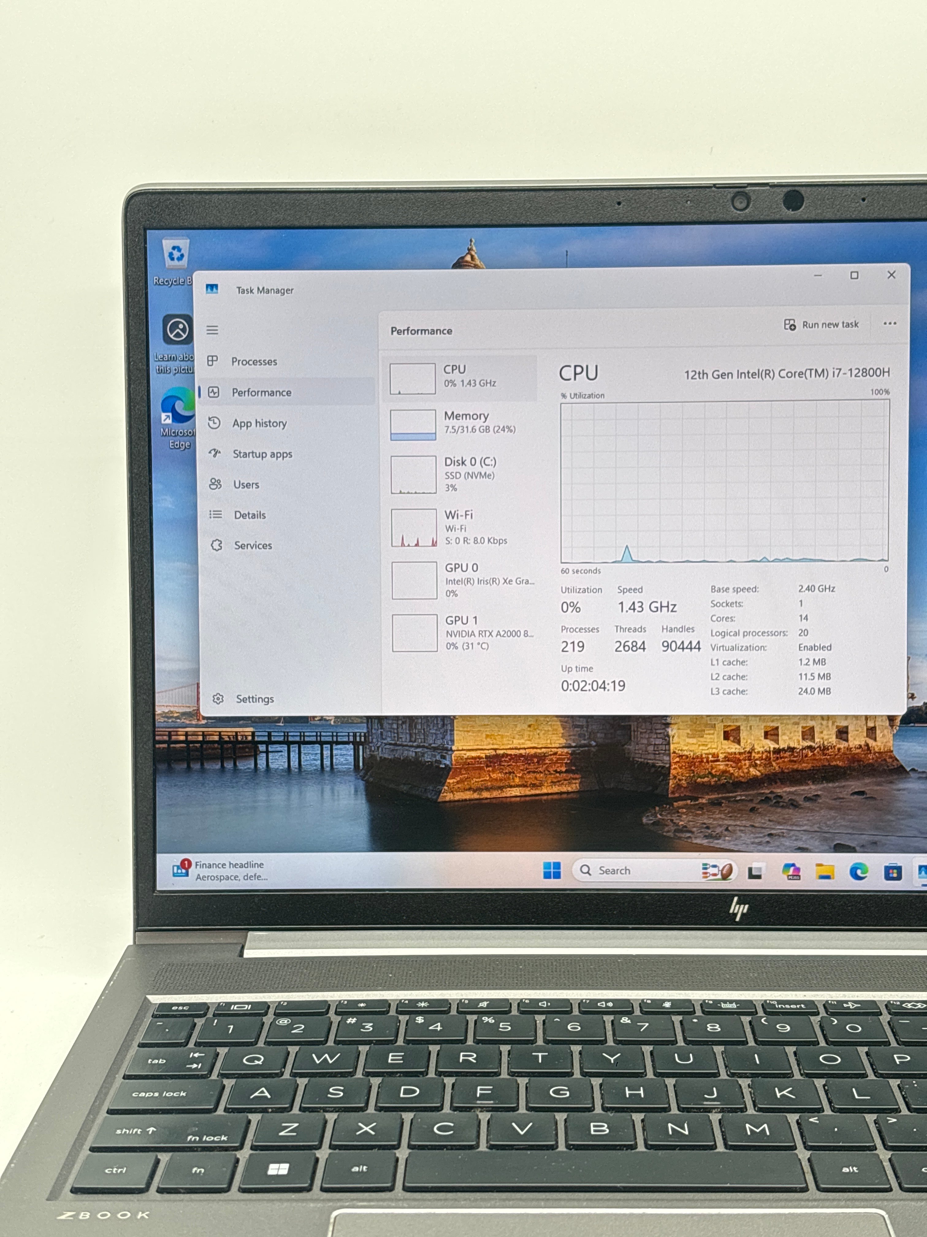 HP Zbook Power G9 i7-12800H 32GB RAM 1TB SSD RTX A2000