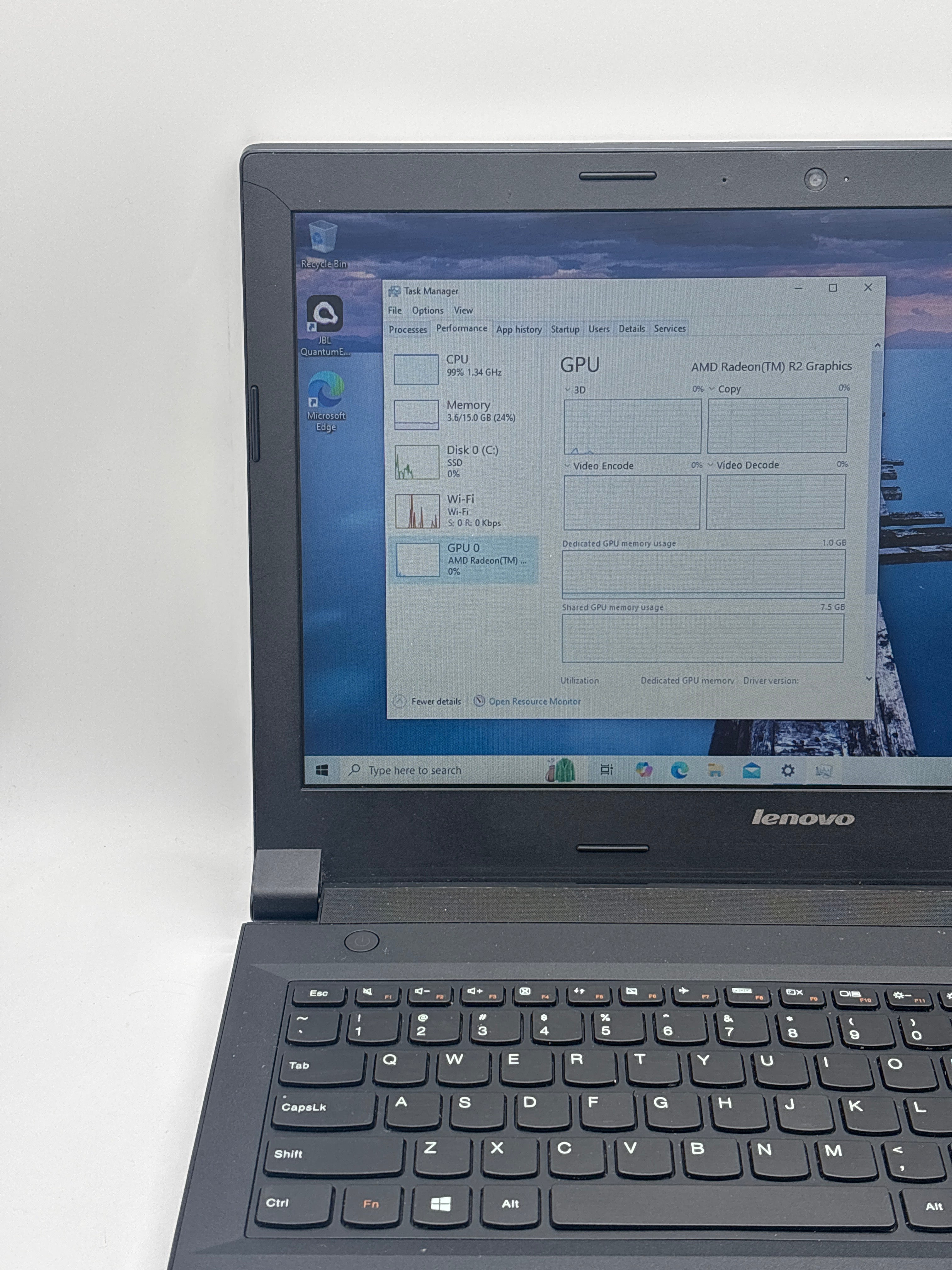 Lenovo B50-45 AMD E1-6010 16GB RAM 1TB SSD