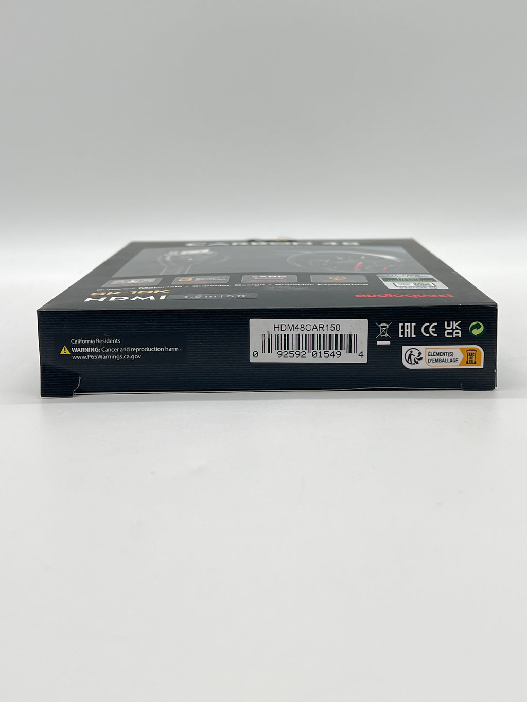 AudioQuest Carbon 48 5ft HDMI Cable Black - New In Box