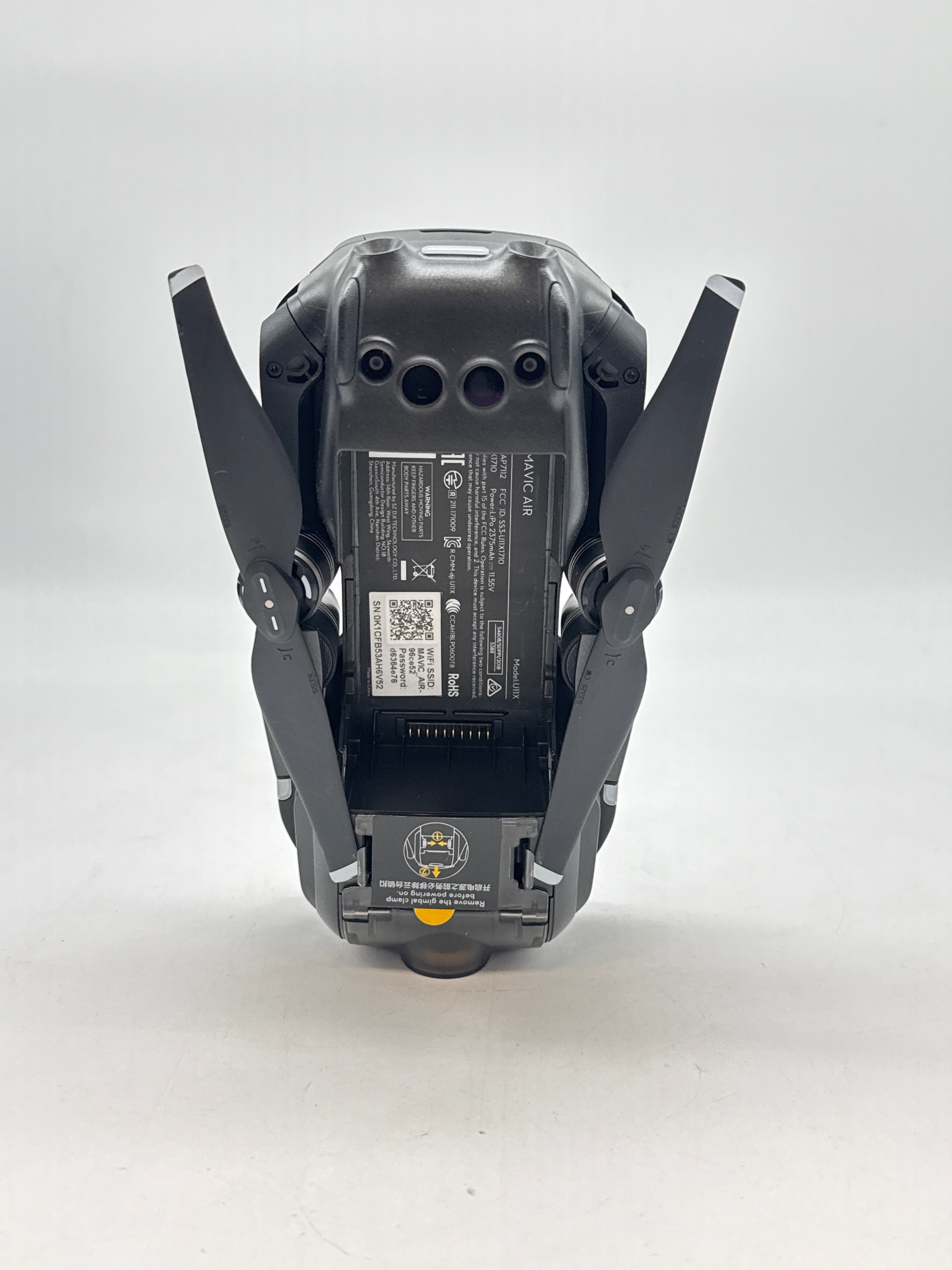 DJI Mavic Air U11X Drone 4K 12MP 21min Flight with 2 Batteries - Used