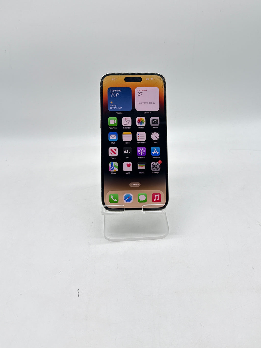 Apple iPhone 14 Pro Max 128GB Unlocked Gold - Cracked Screen