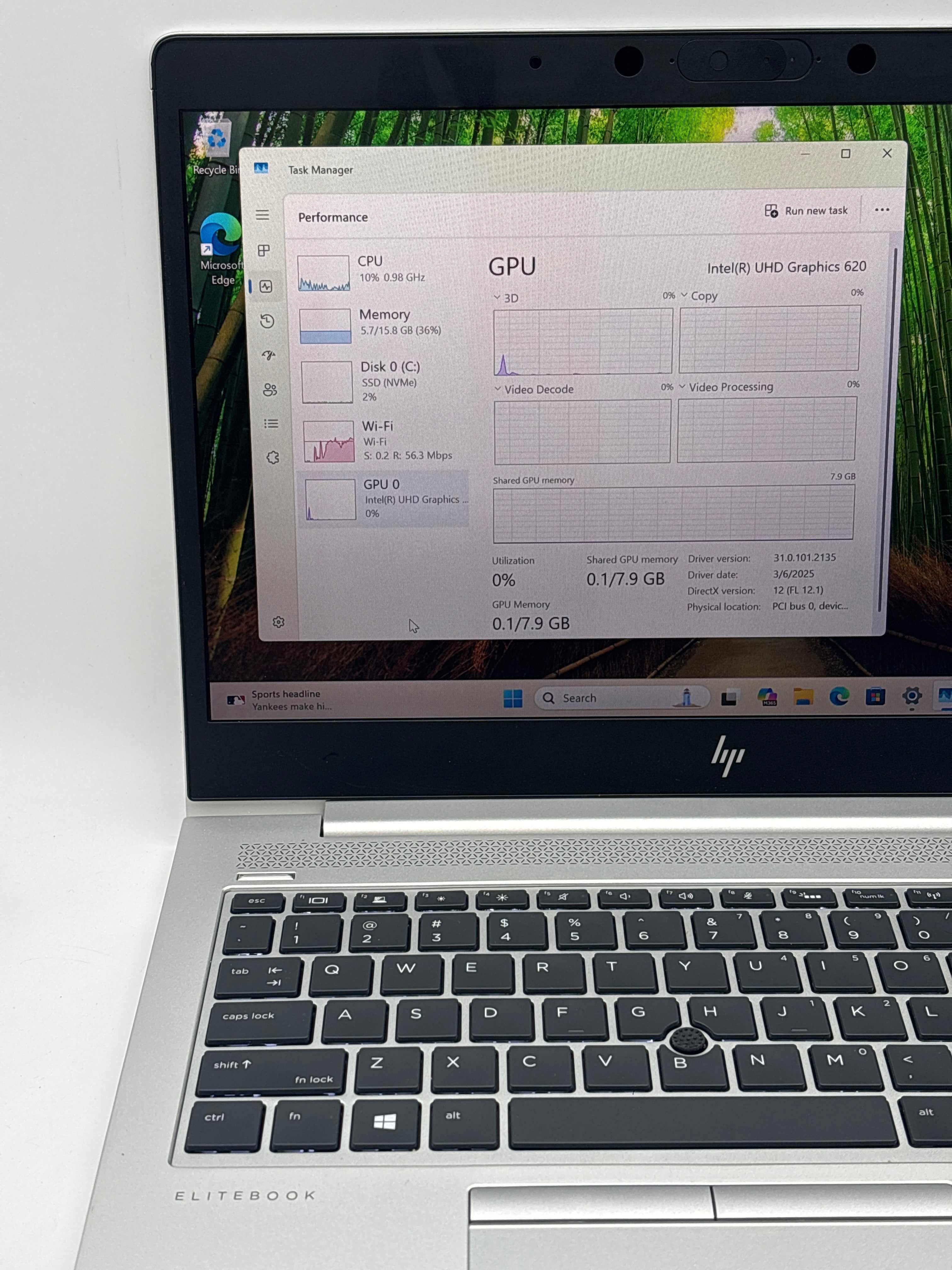 HP EliteBook 840 G6 Touch i5-8365U 16GB RAM 256GB SSD - Used