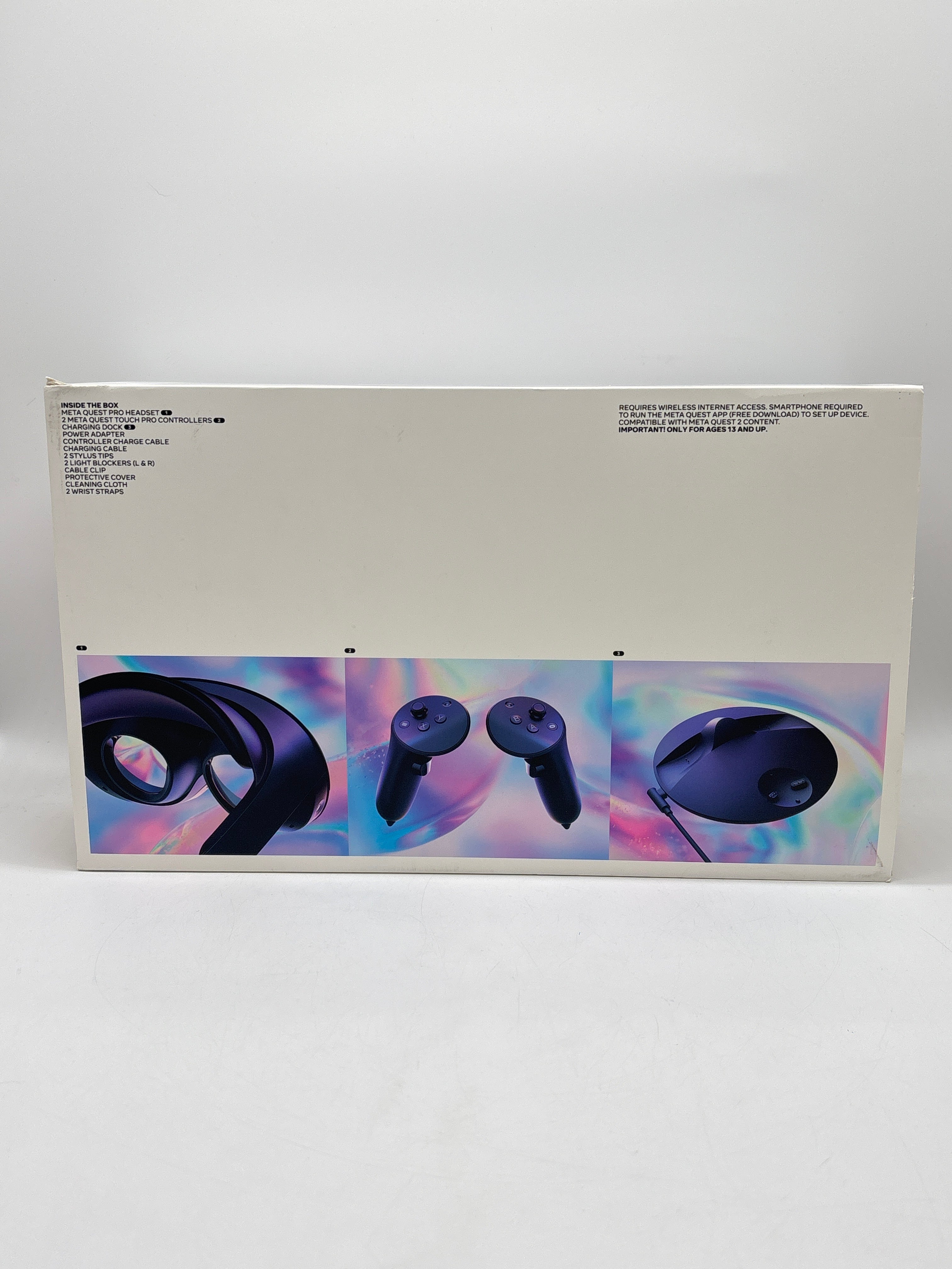 Meta Quest Pro 256GB Standalone VR Headset Black - Used With Box