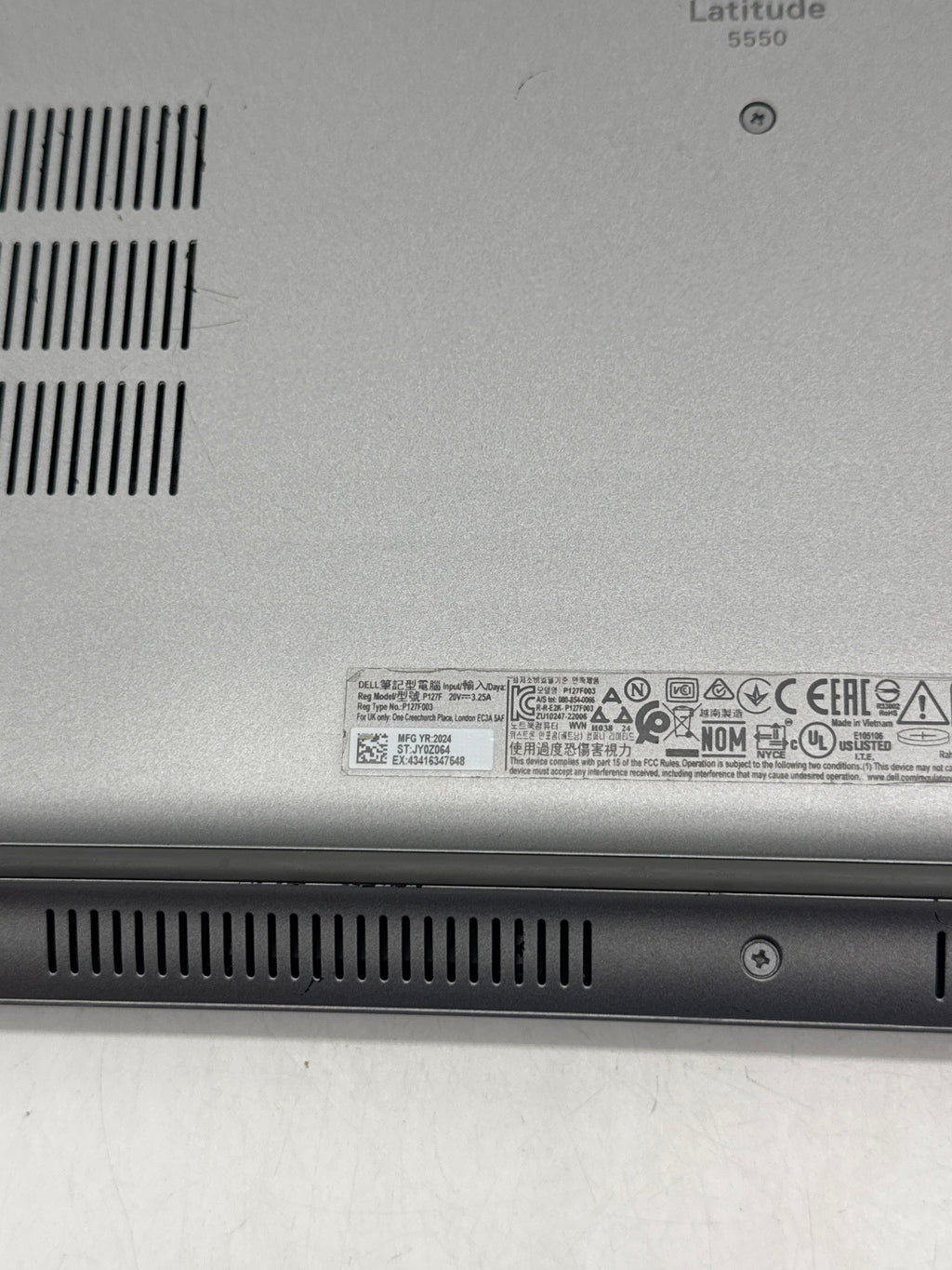 Dell Latitude 5550 15" Ultra 7 155U 16GB RAM 512GB SSD - Used