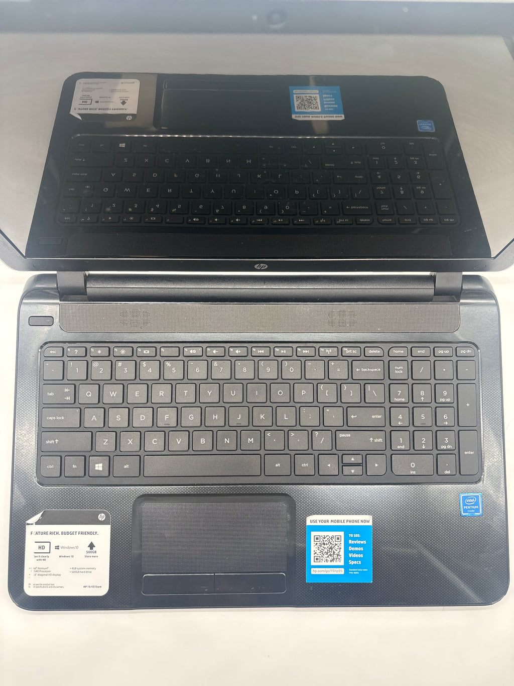hp 15-f271wm N3540 4GB RAM 500GB HDD