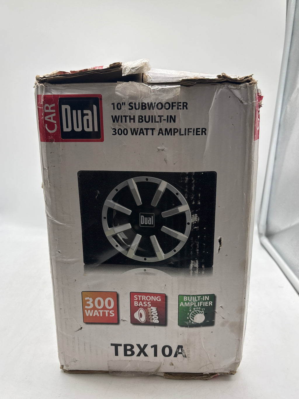 Dual TBX10A 10in Powered Car Subwoofer 300W Black - Open Box