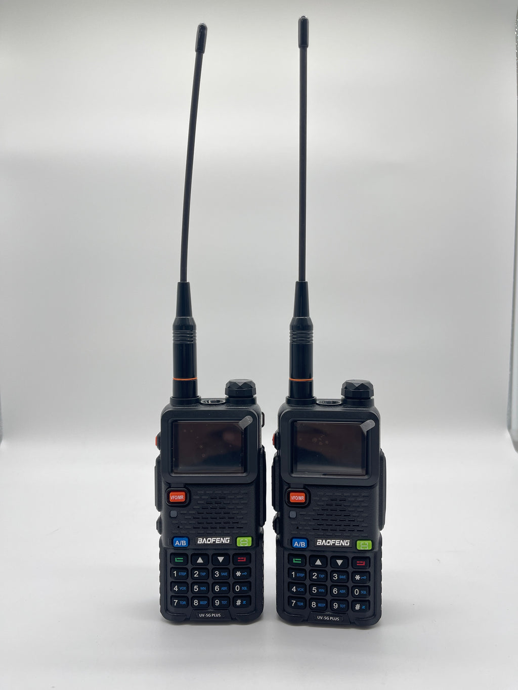 Lot of 2 BaoFeng UV-5G 2x 5W GMRS Radio 2500mAh USB-C Batteries 999 Channels