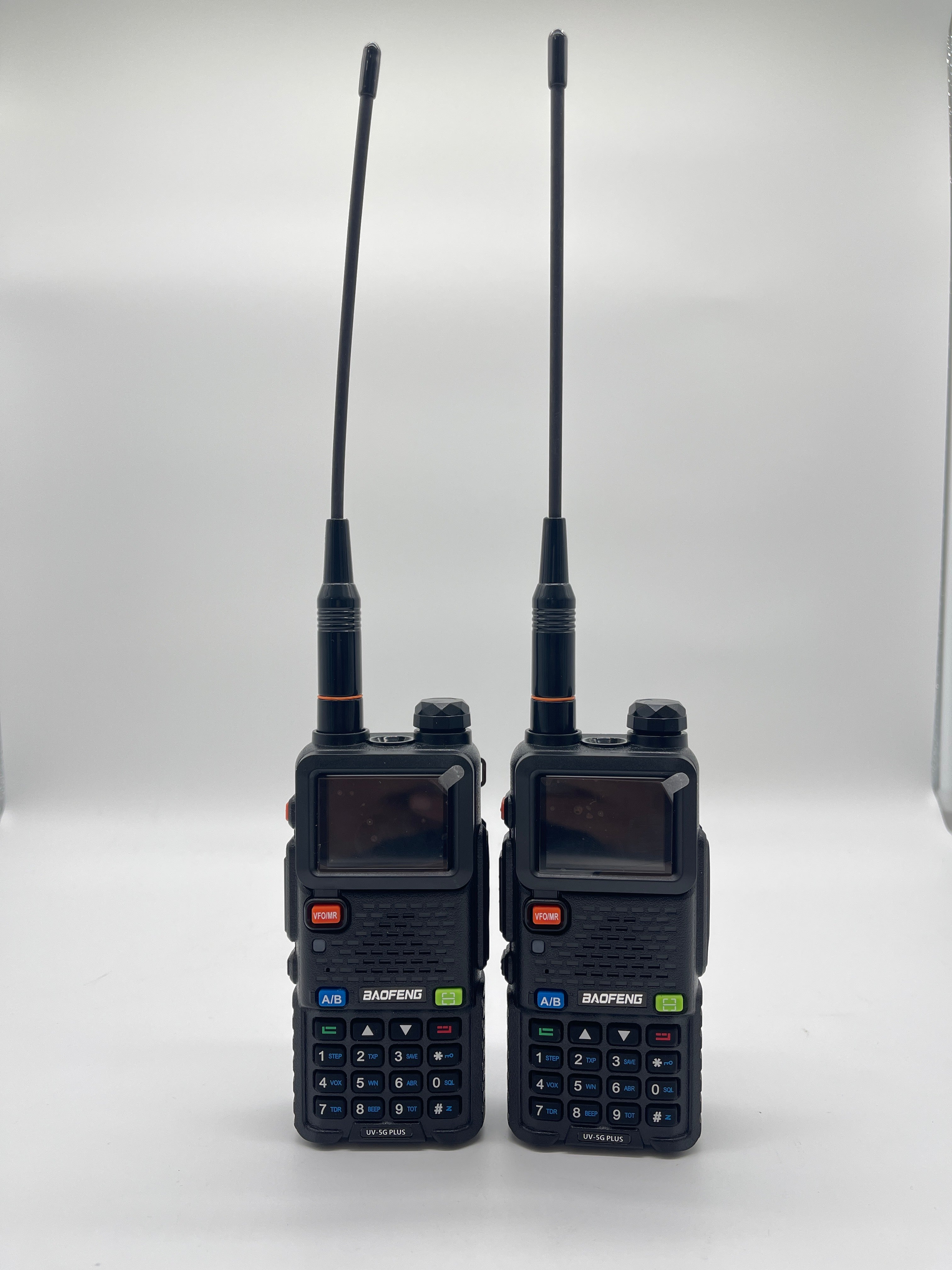 Lot of 2 BaoFeng UV-5G 2x 5W GMRS Radio 2500mAh USB-C Batteries 999 Channels