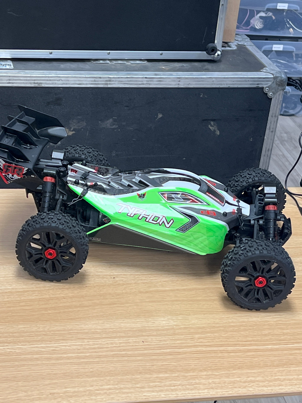 ARRMA Typhon Mega 665 RC Electric Buggy Green - Used