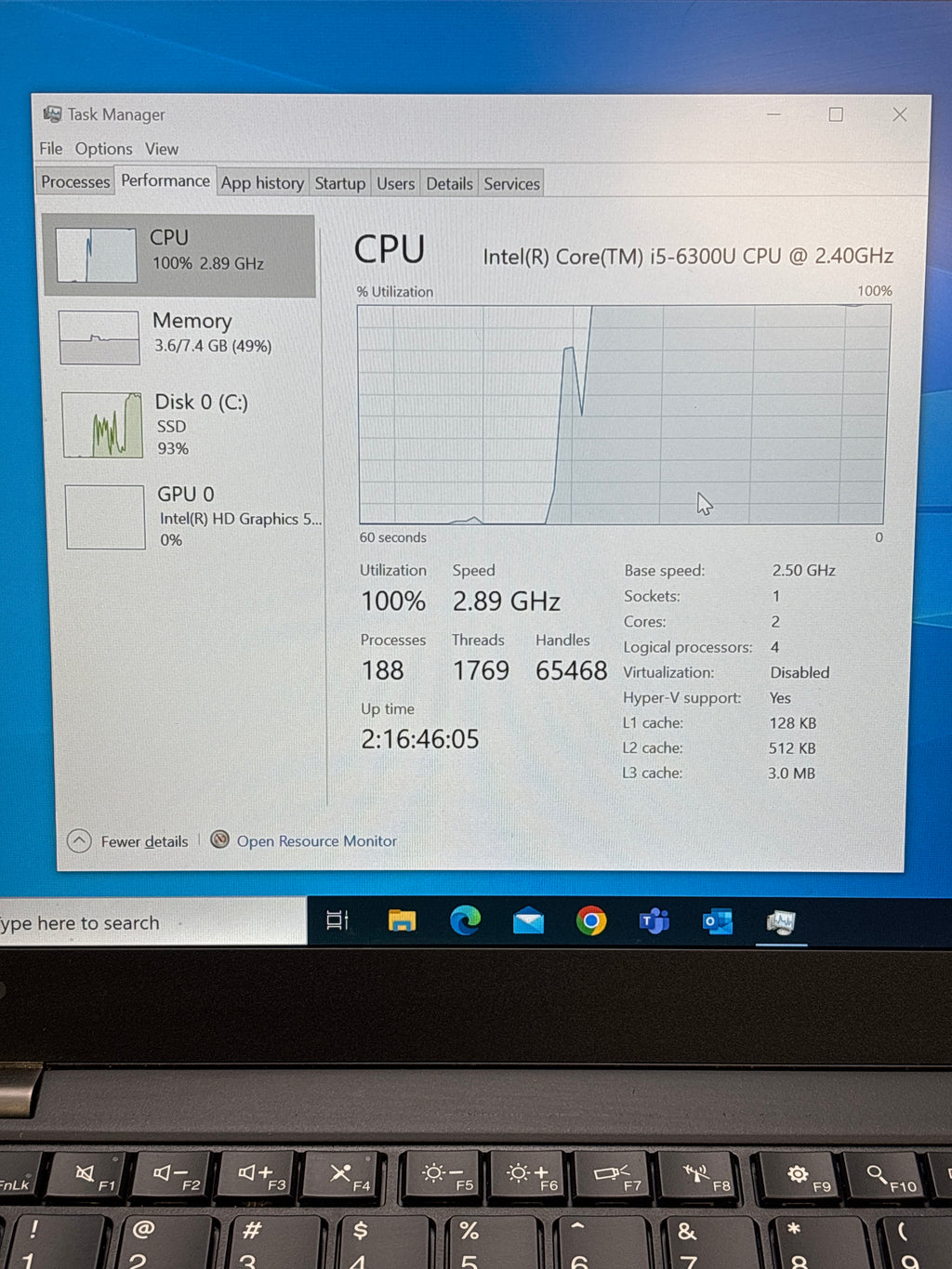 Lenovo Thinkpad T460s i5-6300U 8GB RAM 256GB SSD