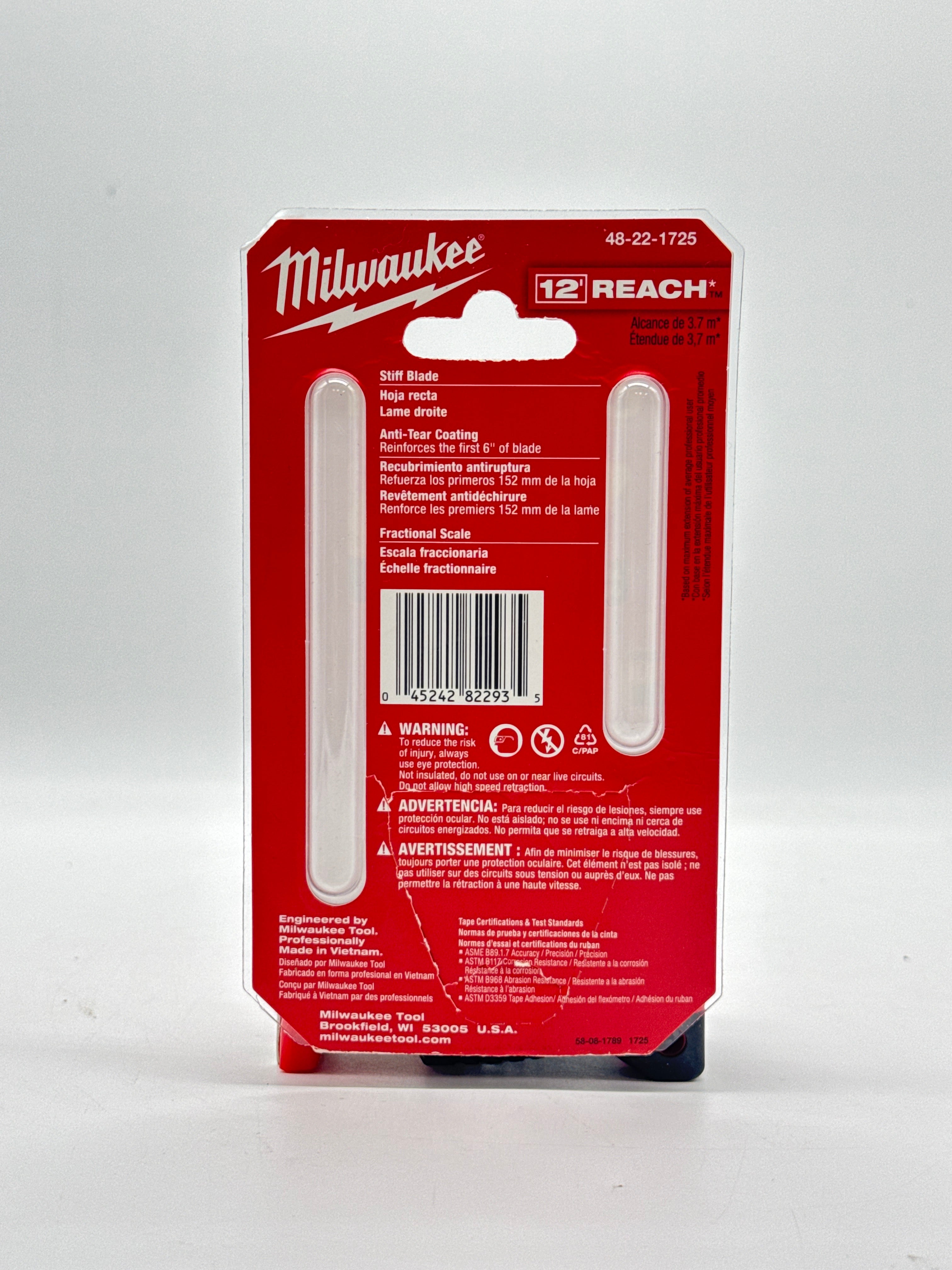 Milwaukee 48-22-1725 Measuring Tape 25FT - New In Box